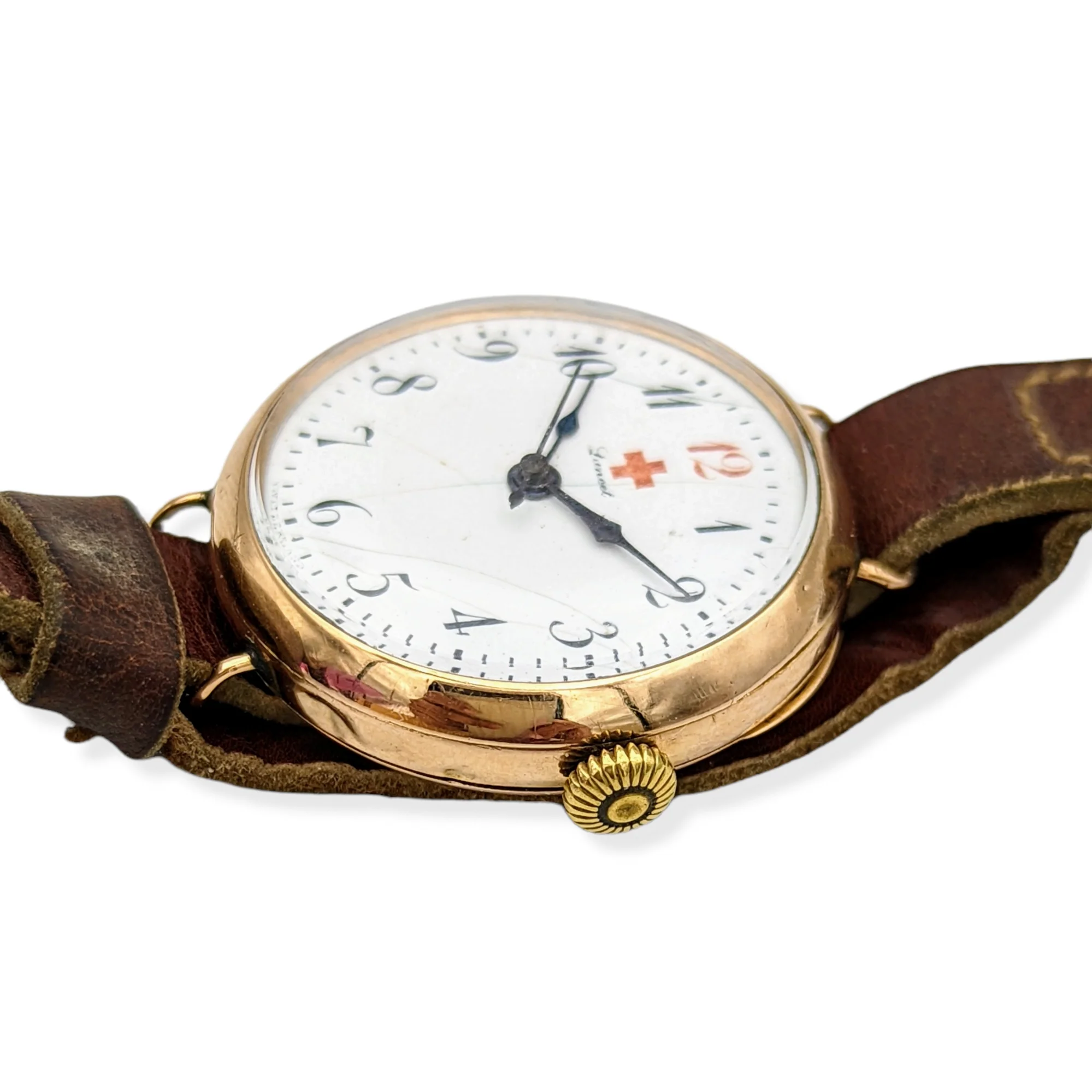 Lancet Red Cross Medical Wristwatch - WWI Trench Watch - REBBERG Movement 7 Jewels - Image 3