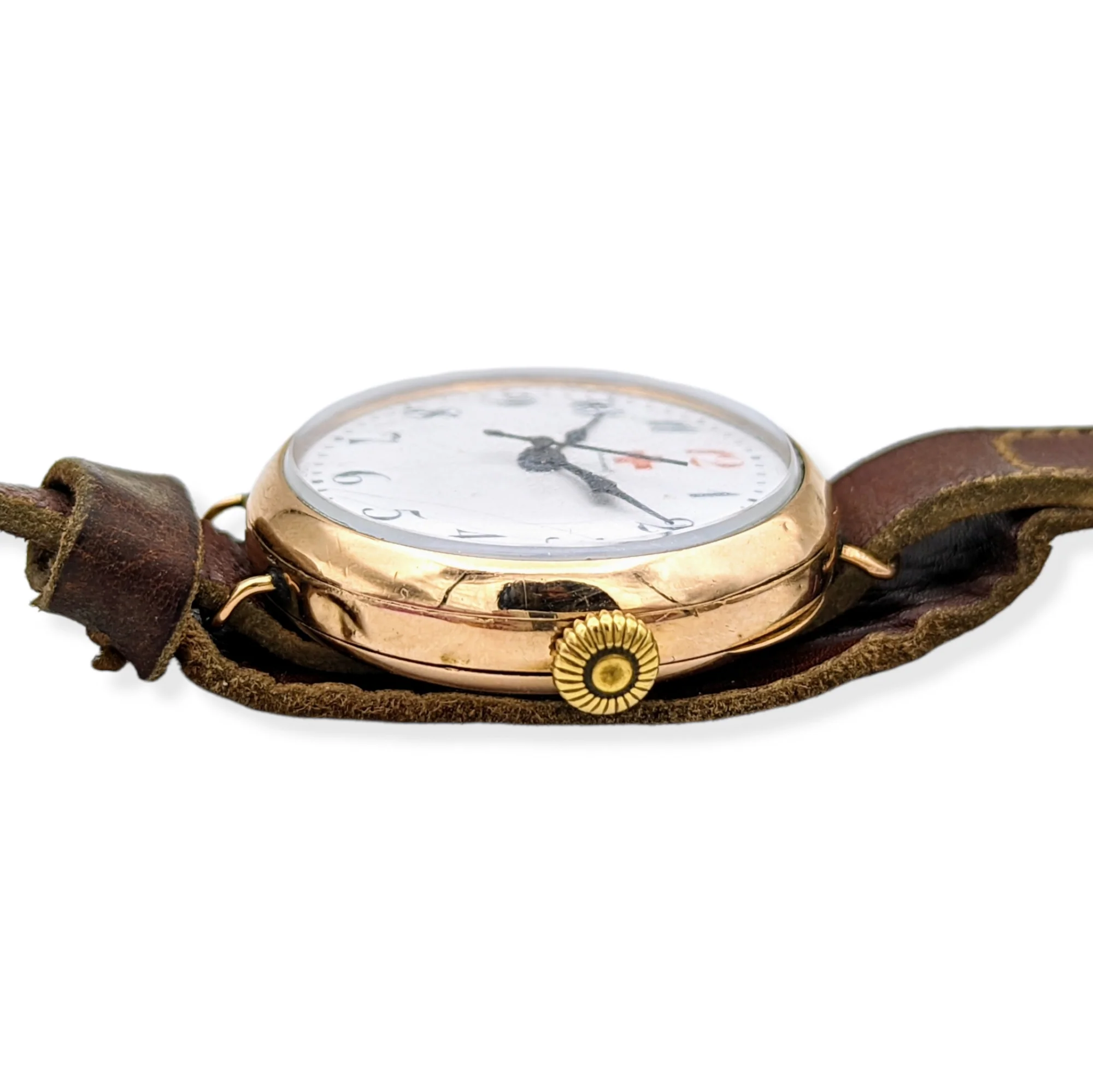 Lancet Red Cross Medical Wristwatch - WWI Trench Watch - REBBERG Movement 7 Jewels - Image 4