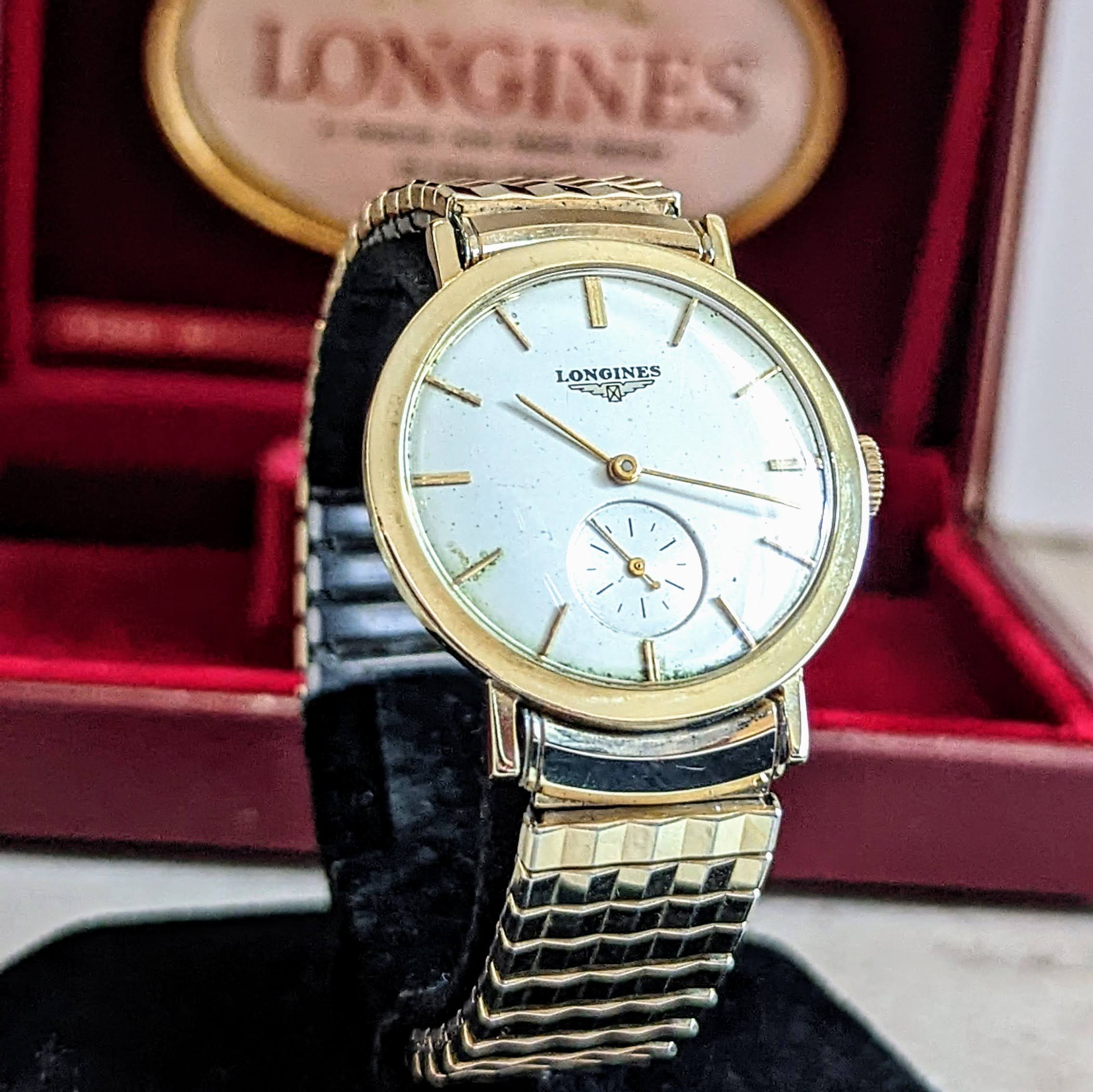 LONGINES Watch Cal 22L 17 Jewels 14K GOLD Vintage Swiss Wristwatch - Image 4