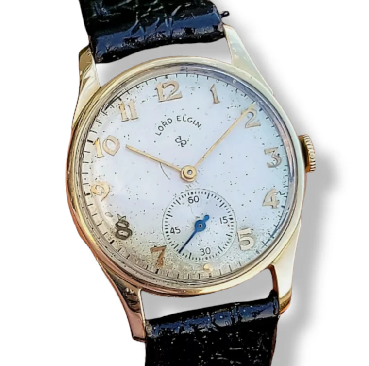 LORD ELGIN 14K Solid Gold Watch Grade 555 U.S.A. Made - Image 11