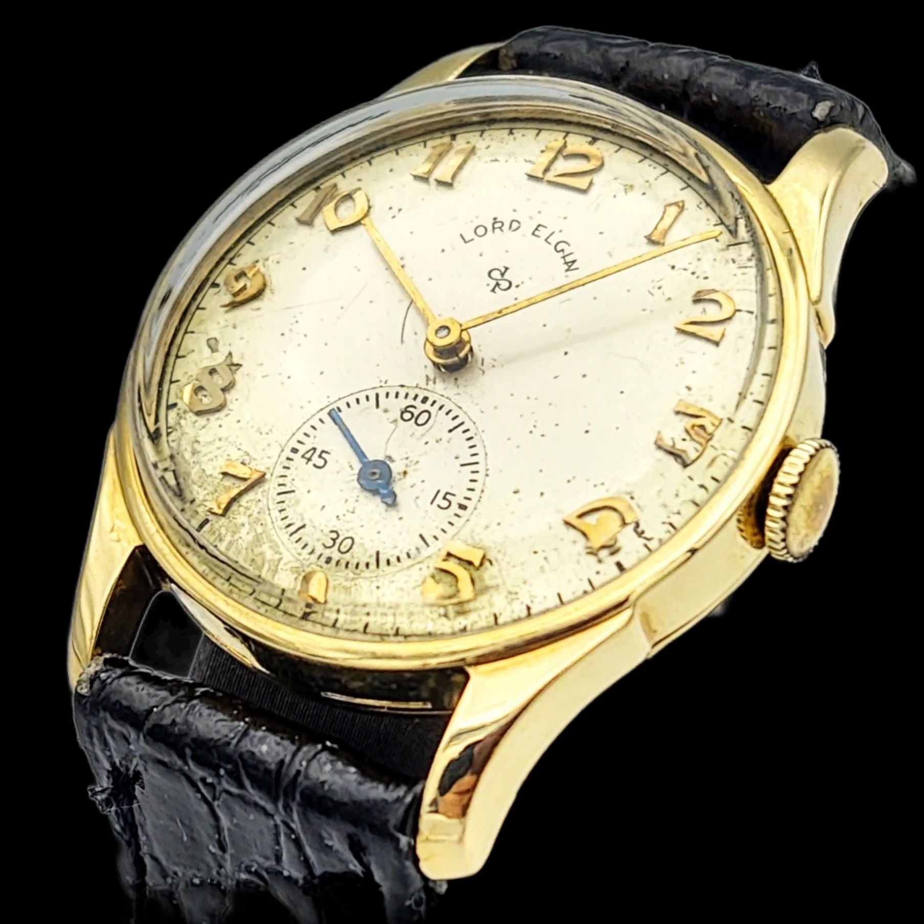 LORD ELGIN 14K Solid Gold Watch Grade 555 U.S.A. Made - Image 3