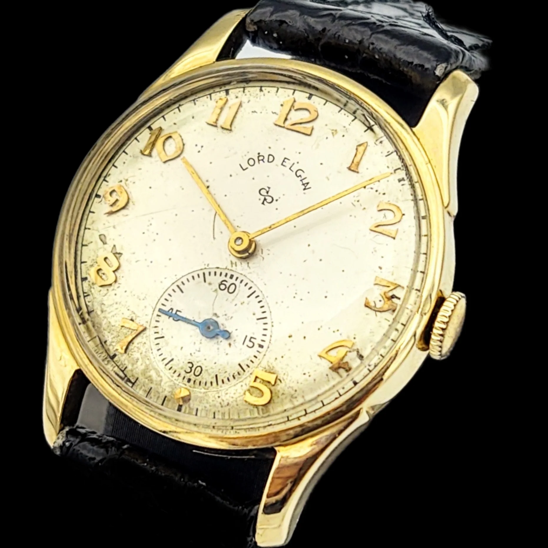 LORD ELGIN 14K Solid Gold Watch Grade 555 U.S.A. Made - Image 4