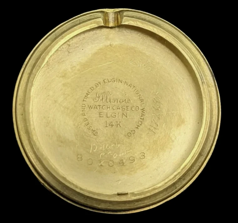 LORD ELGIN 14K Solid Gold Watch Grade 555 U.S.A. Made - Image 6