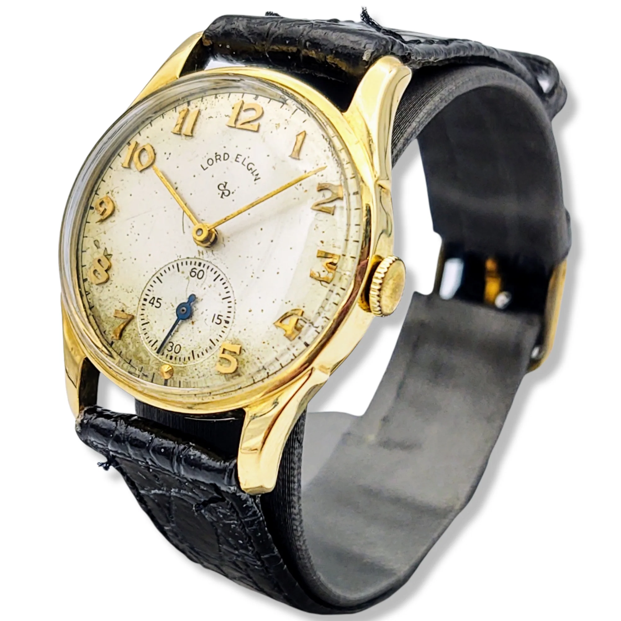 LORD ELGIN 14K Solid Gold Watch Grade 555 U.S.A. Made - Image 8