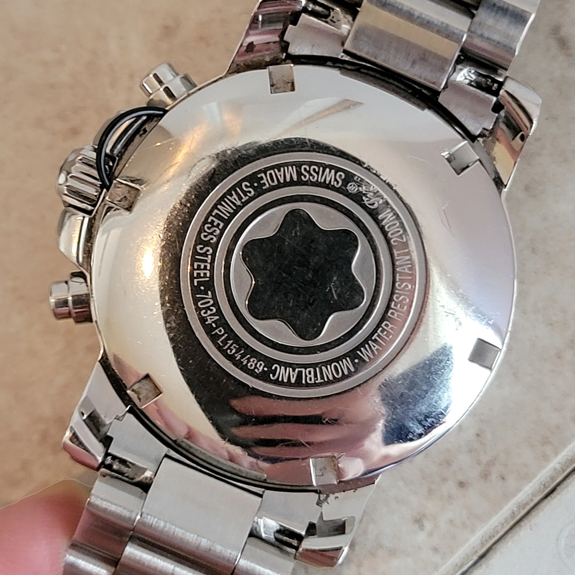 MONTBLAC Meisterstuck Sport Chronograph Watch 25 Jewels Ref. 7034 - Image 3