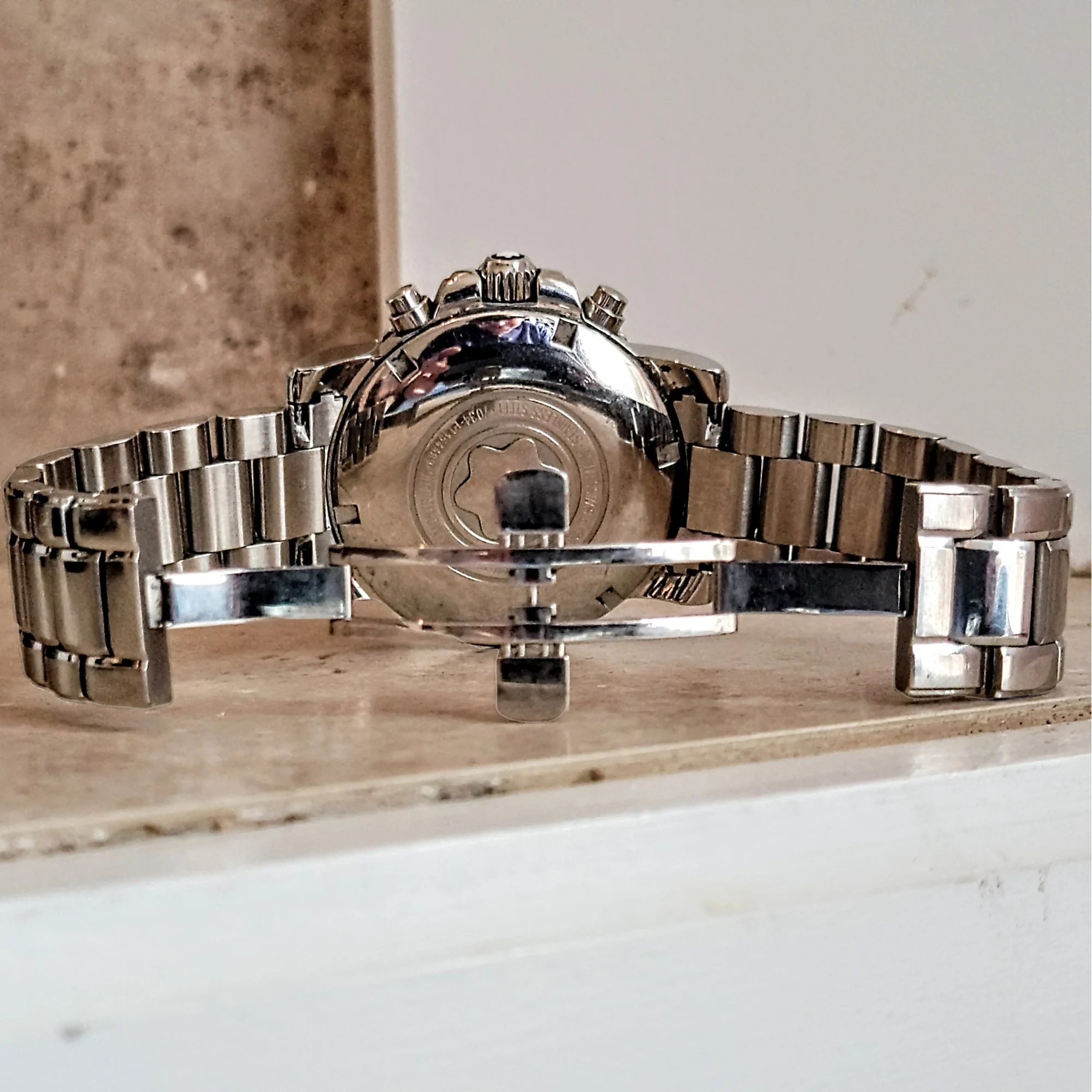 MONTBLAC Meisterstuck Sport Chronograph Watch 25 Jewels Ref. 7034 - Image 5