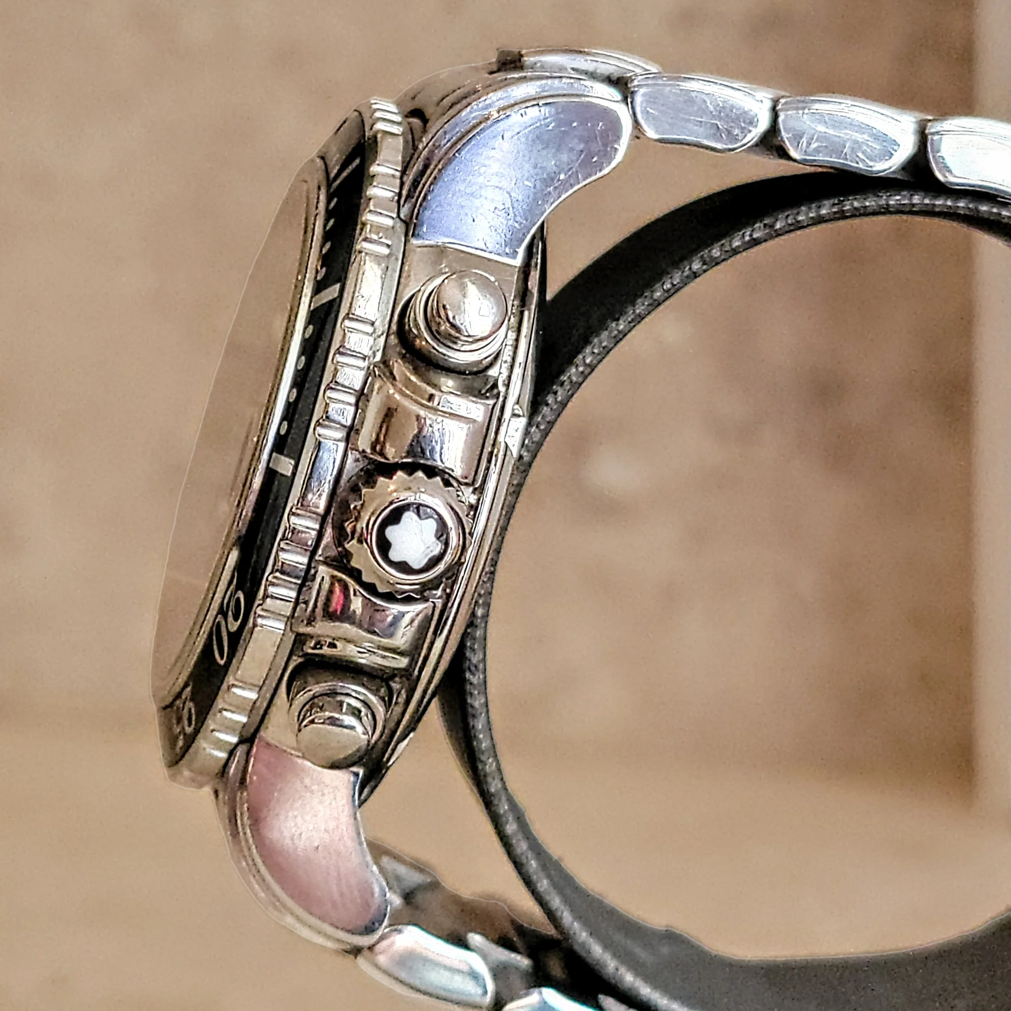 MONTBLAC Meisterstuck Sport Chronograph Watch 25 Jewels Ref. 7034 - Image 9