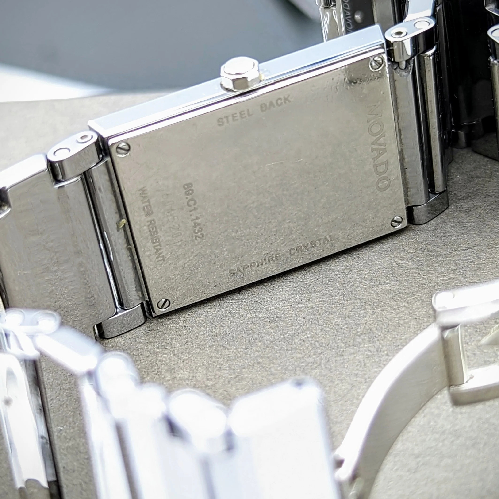 MOVADO Valor Tungsten Watch Ref. 89C11432 Swiss Wristwatch In BOX! - Image 7