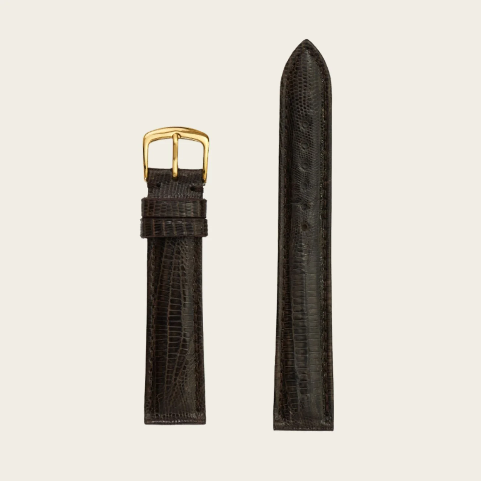 MS801 - Genuine Teju Lizard - Hadley Roma Watch Strap - Image 3