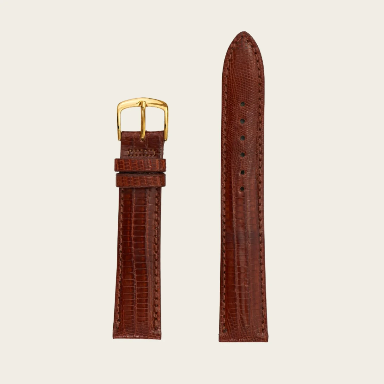 MS801 - Genuine Teju Lizard - Hadley Roma Watch Strap - Image 4
