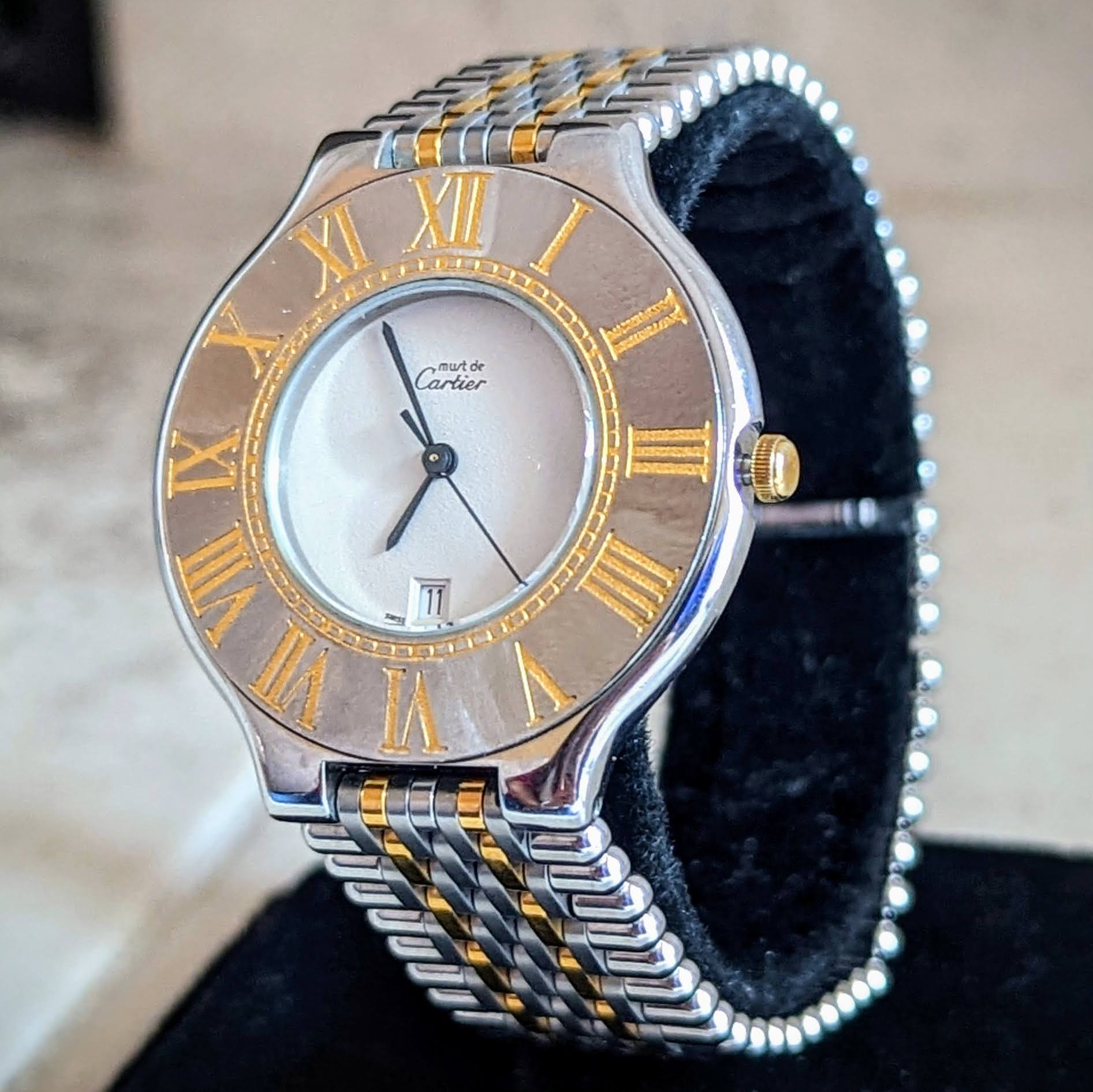 Must de Cartier 21 Wristwatch 35mm Date Indicator Swiss Quartz Watch - Image 4