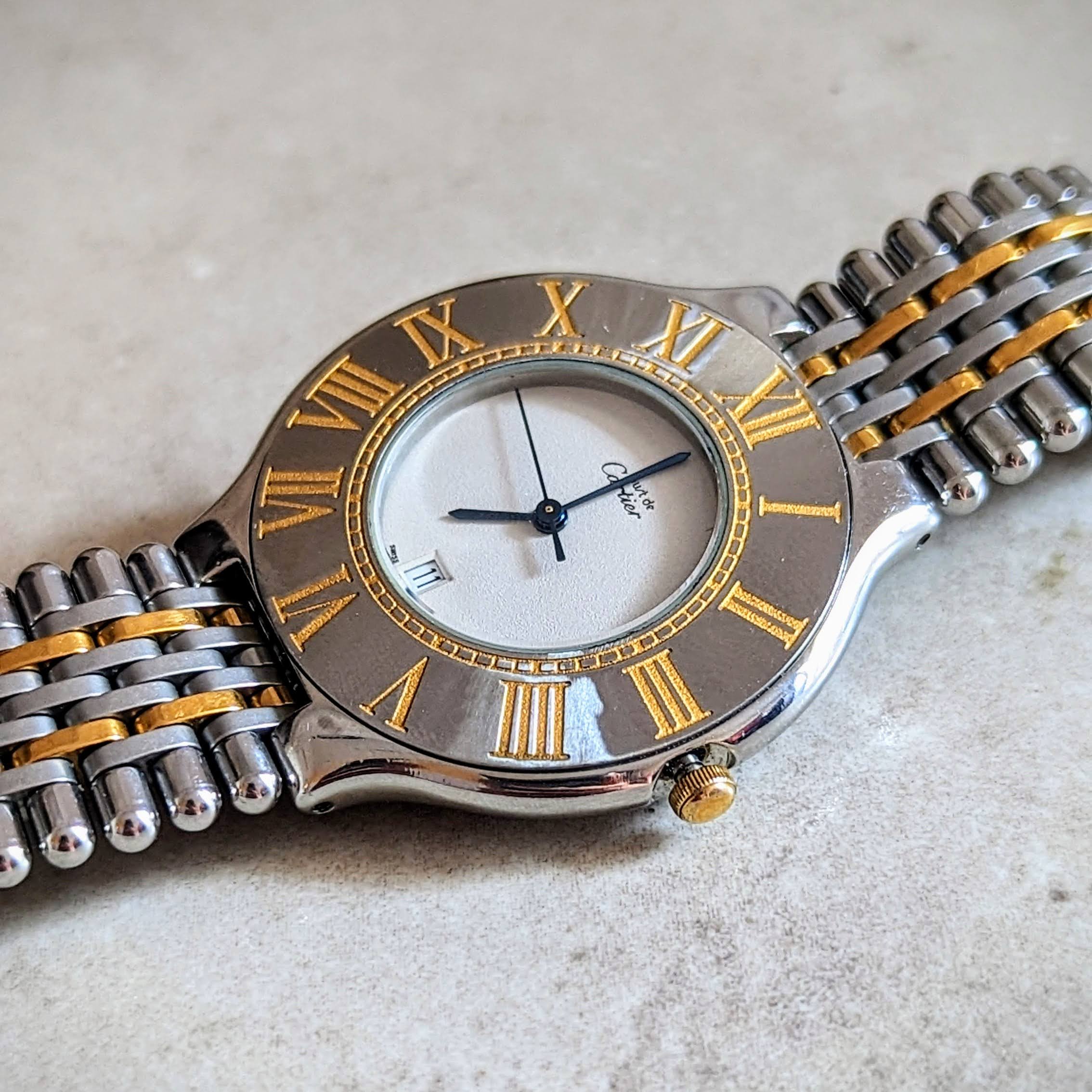 Must de Cartier 21 Wristwatch 35mm Date Indicator Swiss Quartz Watch - Image 5