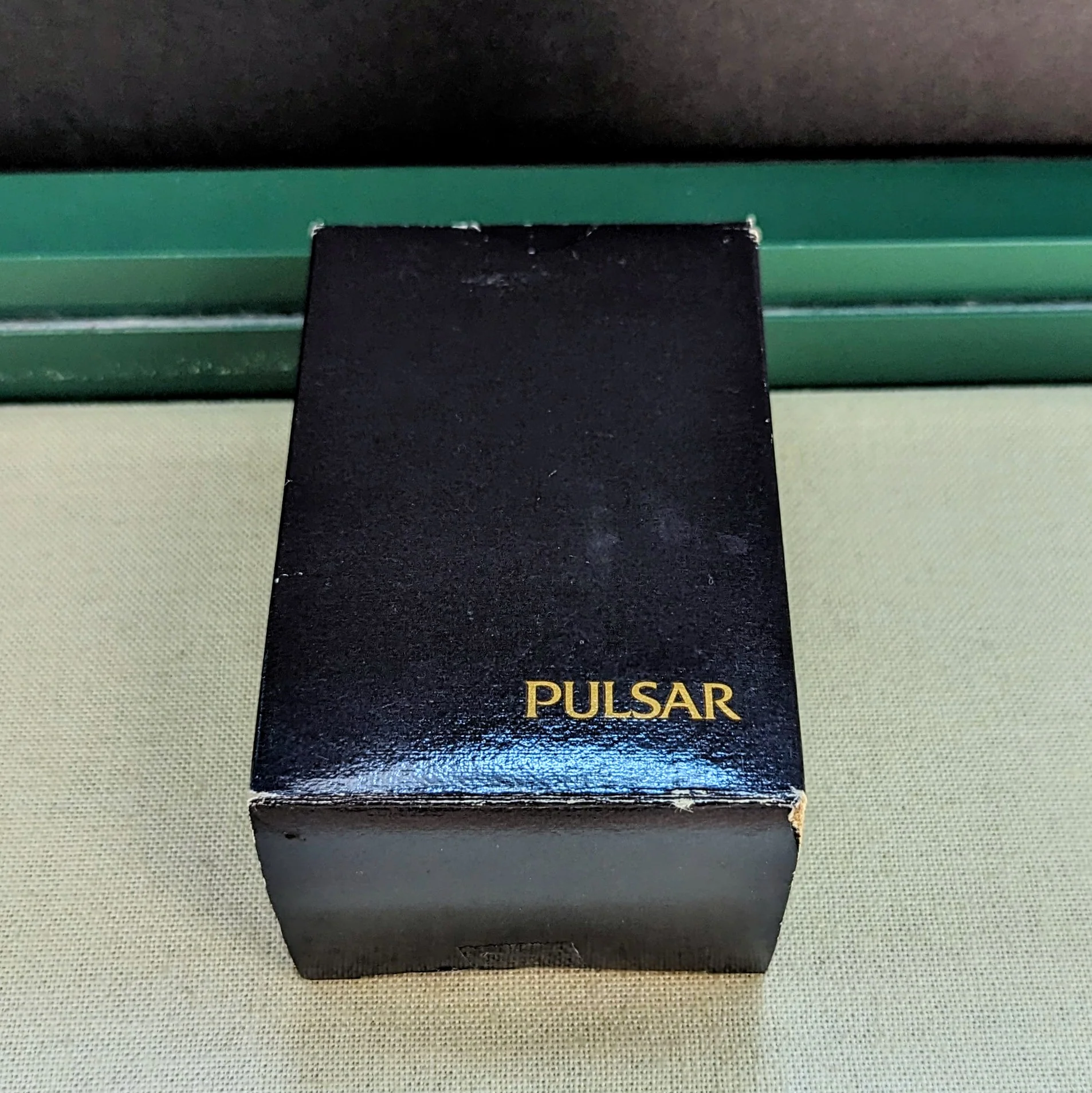 NOS PULSAR Quartz Watch Ref. PPX108 Day/Date Two-Tone Case & Bracelet Wristwatch Box & Papers! - Image 17