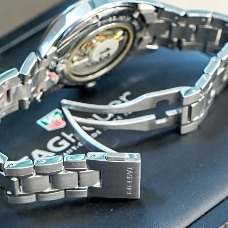 TAG HEUER Carrera Automatic Watch WV211A-2 "Geneva National Resort & Club" Dial Calibre 5 Date Indicator Wristwatch ALL Original, Double Box & Papers! - Image 13