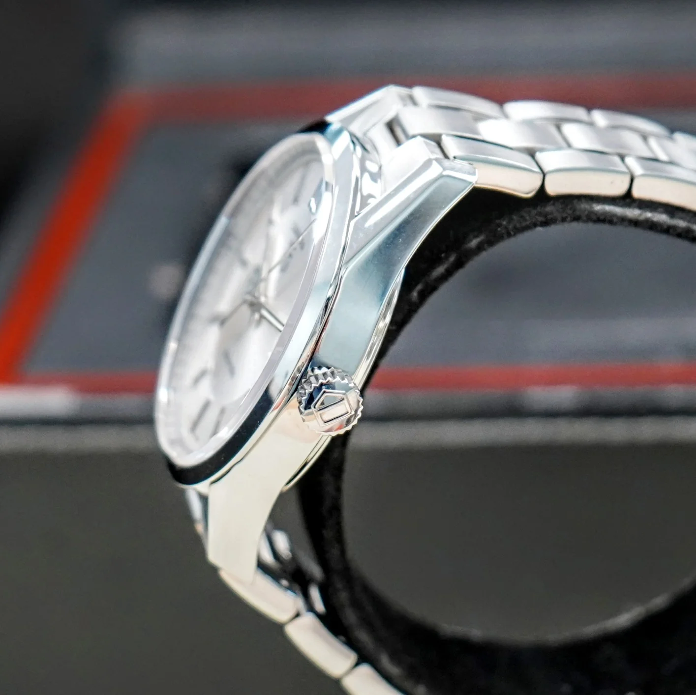 TAG HEUER Carrera Automatic Watch WV211A-2 "Geneva National Resort & Club" Dial Calibre 5 Date Indicator Wristwatch ALL Original, Double Box & Papers! - Image 5