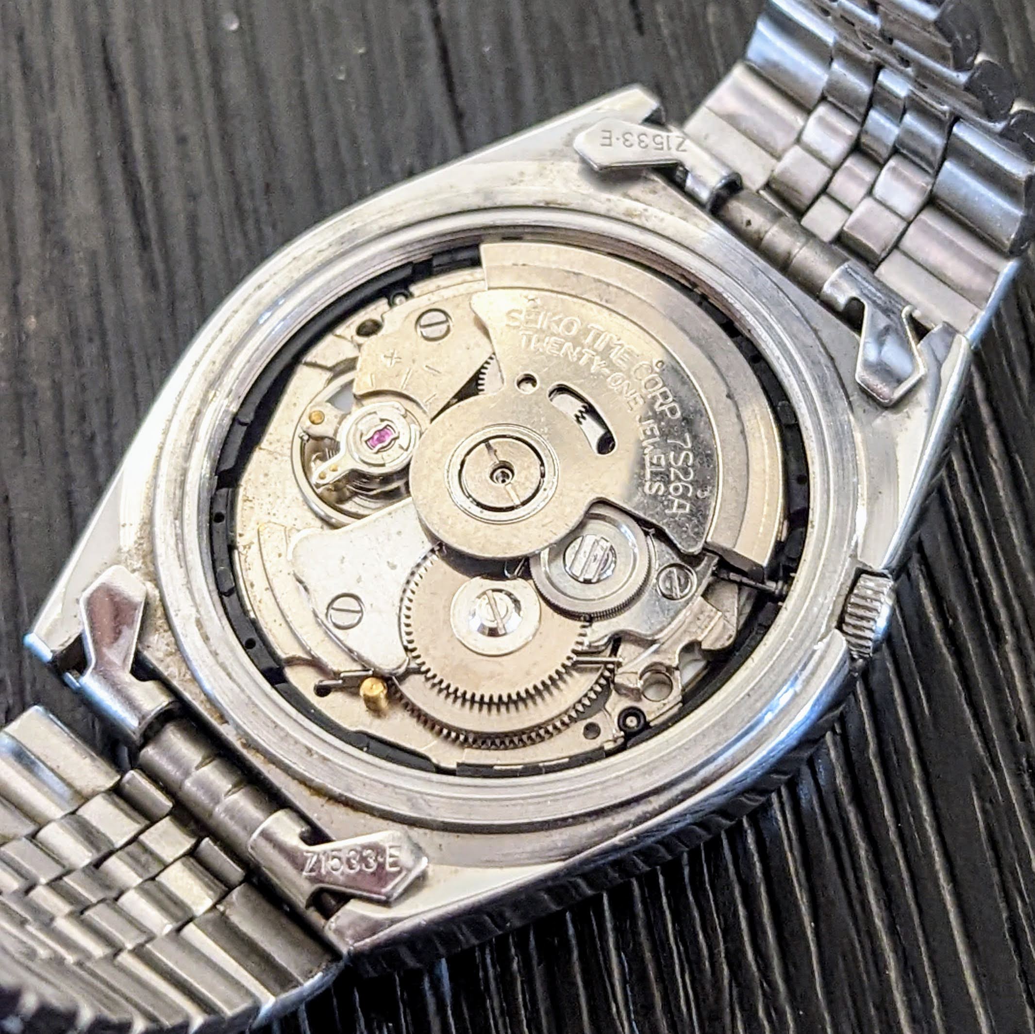 ORIENT Crystal Automatic Watch Day/Date Indicator Cal. 7S26A Wristwatch - Image 10