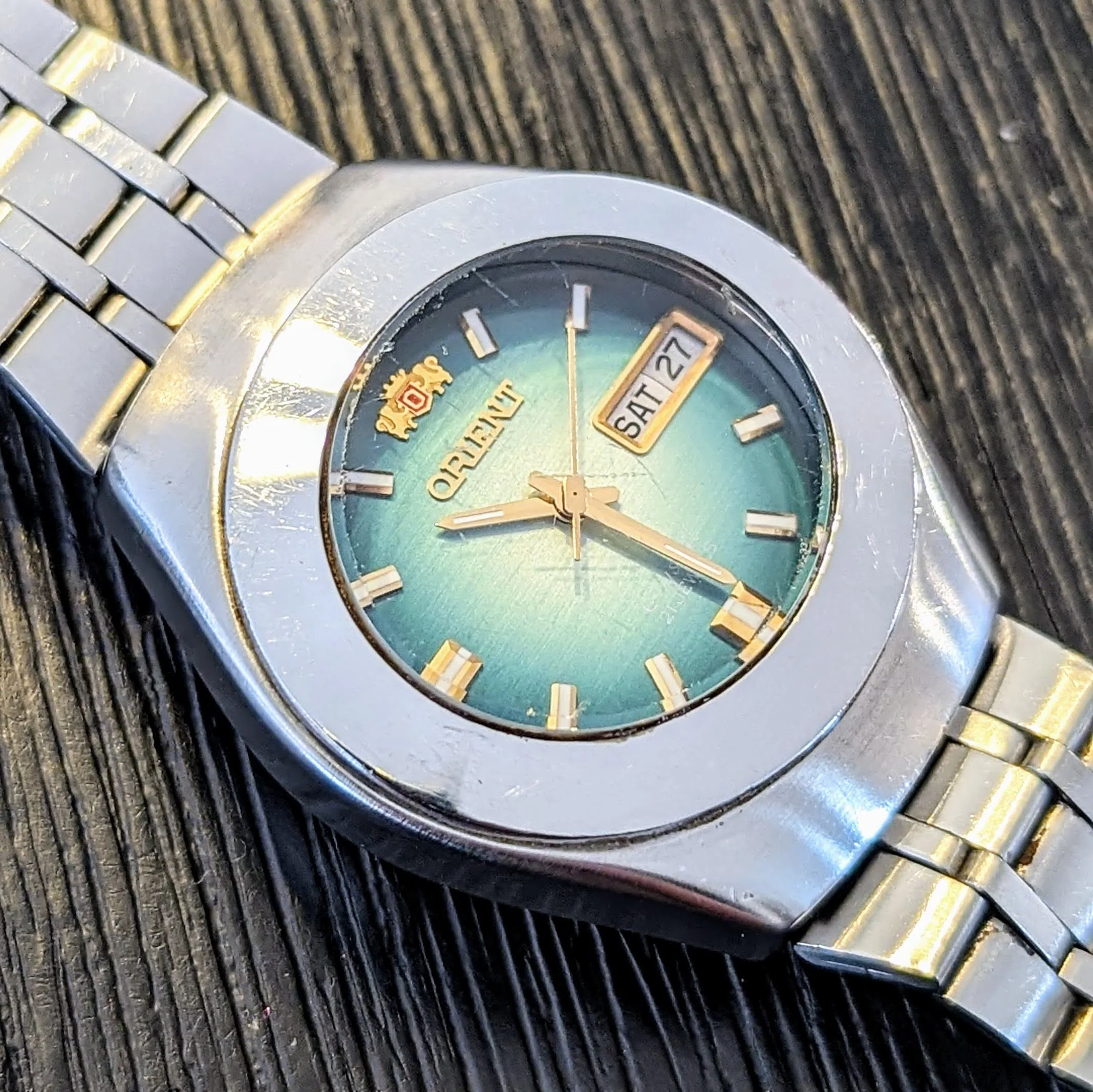 ORIENT Crystal Automatic Watch Day/Date Indicator Cal. 7S26A Wristwatch - Image 6