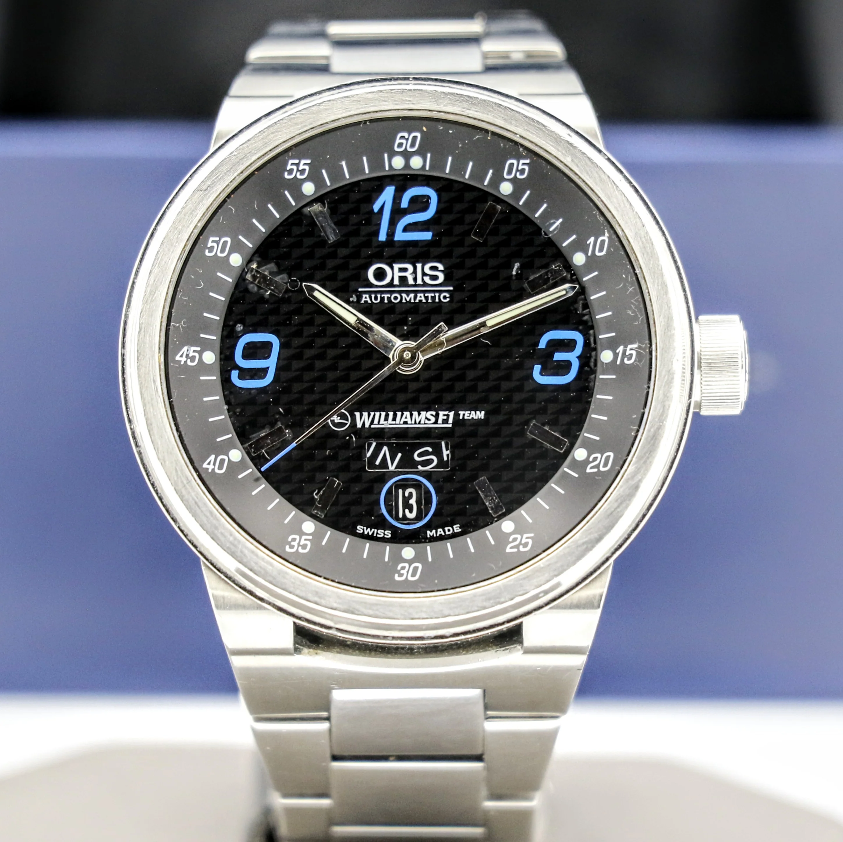 ORIS Williams F1 Team Automatic Day/Date Wristwatch Caliber 635 25 Jewels Watch - Image 10