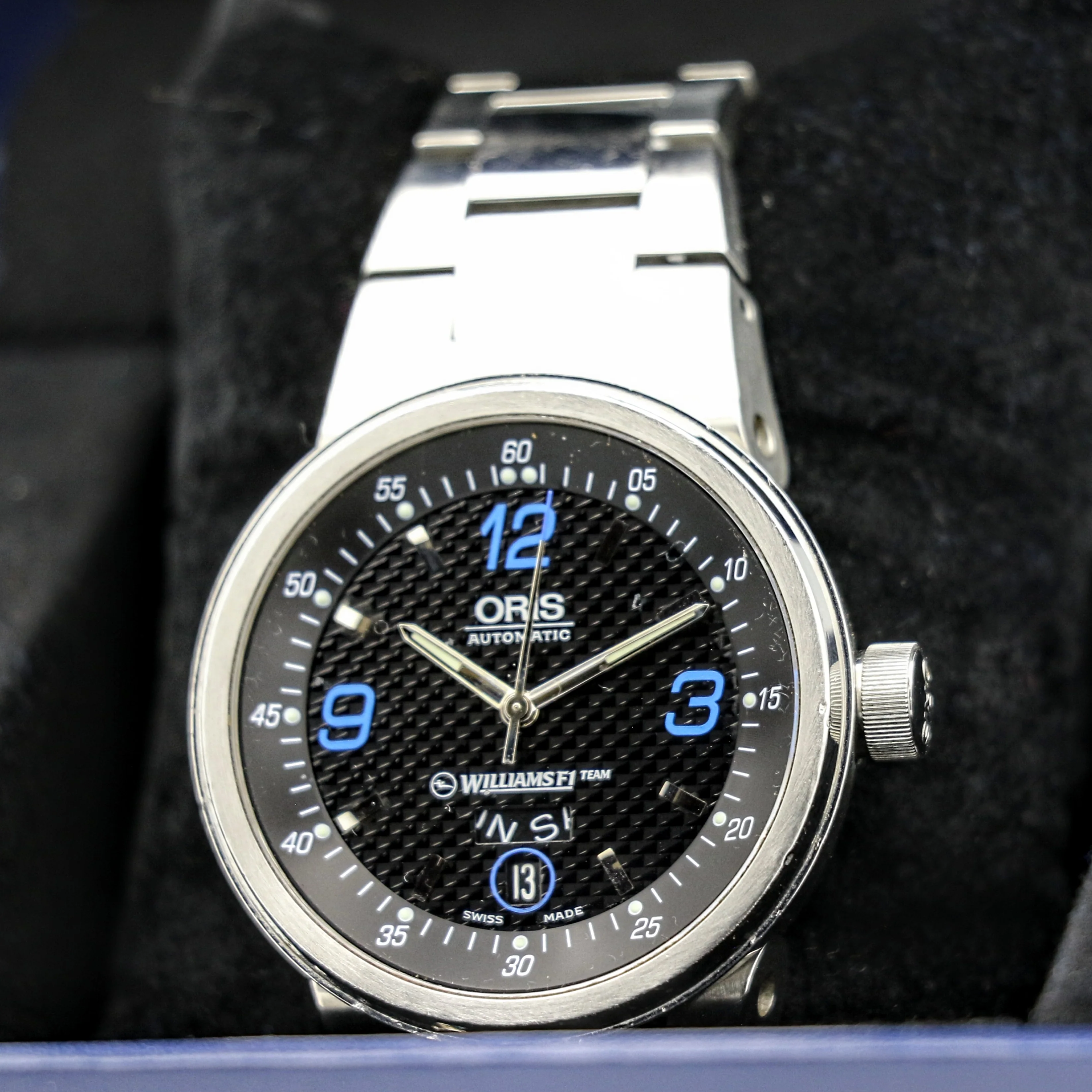 ORIS Williams F1 Team Automatic Day/Date Wristwatch Caliber 635 25 Jewels Watch - Image 11