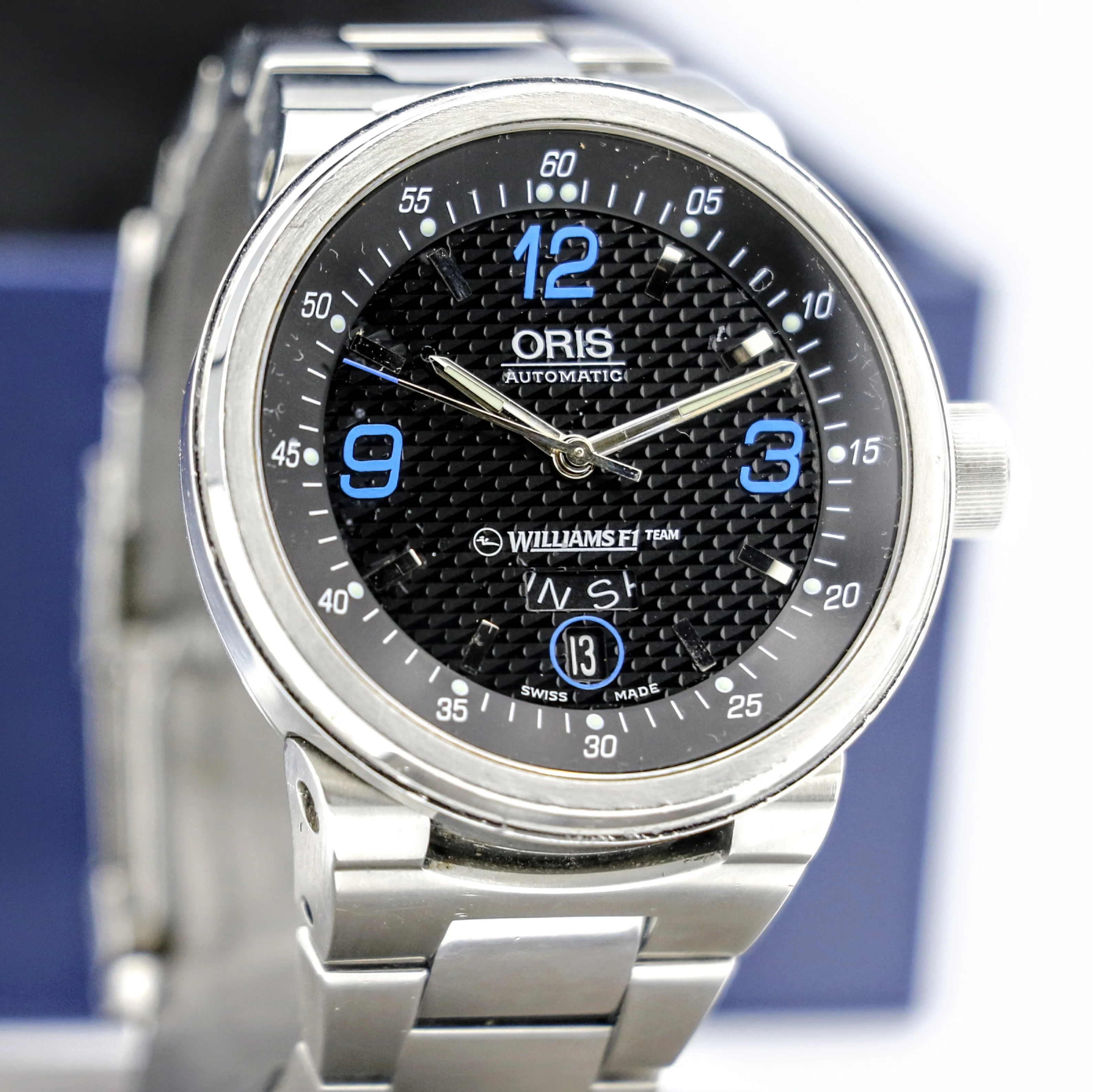 ORIS Williams F1 Team Automatic Day/Date Wristwatch Caliber 635 25 Jewels Watch - Image 3