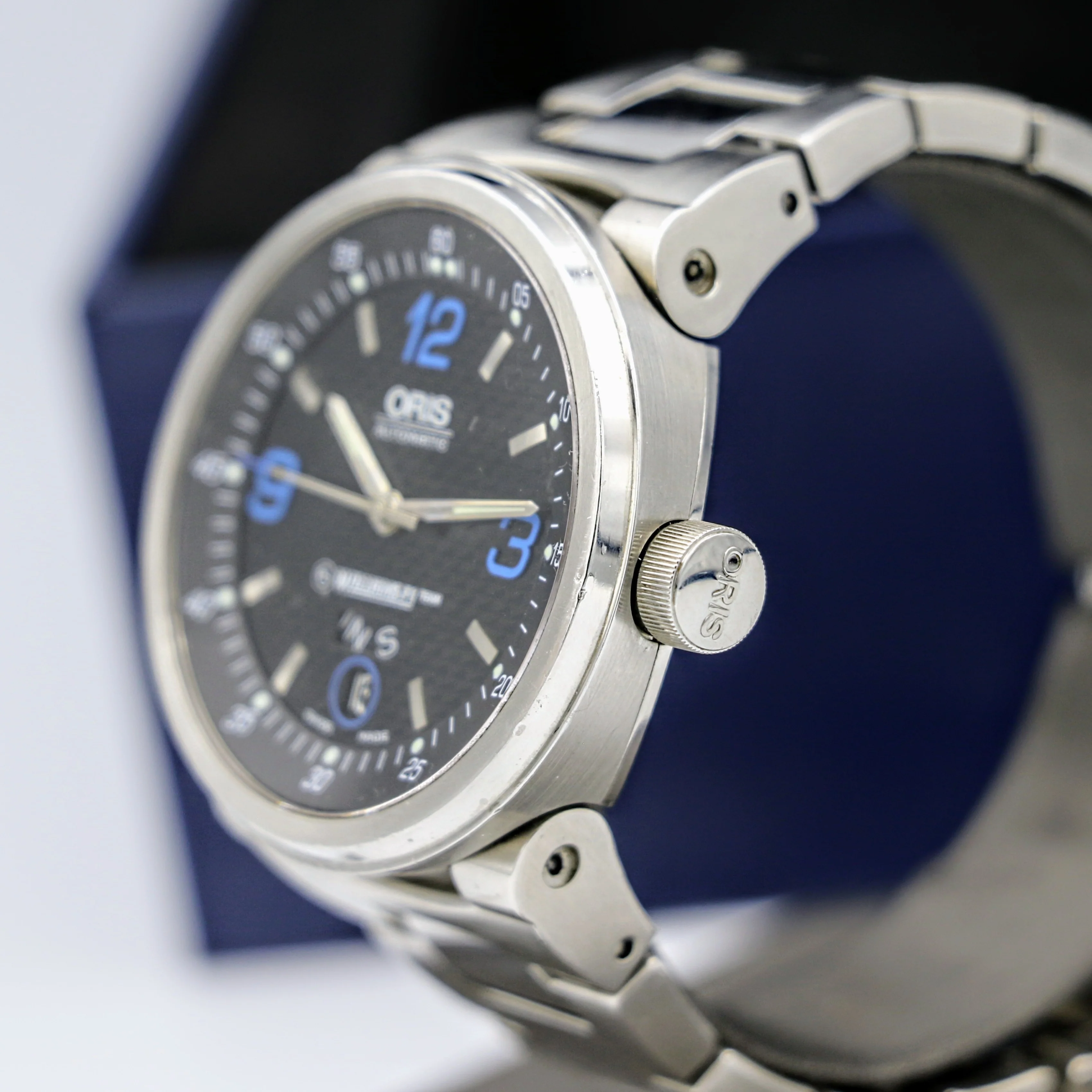 ORIS Williams F1 Team Automatic Day/Date Wristwatch Caliber 635 25 Jewels Watch - Image 4