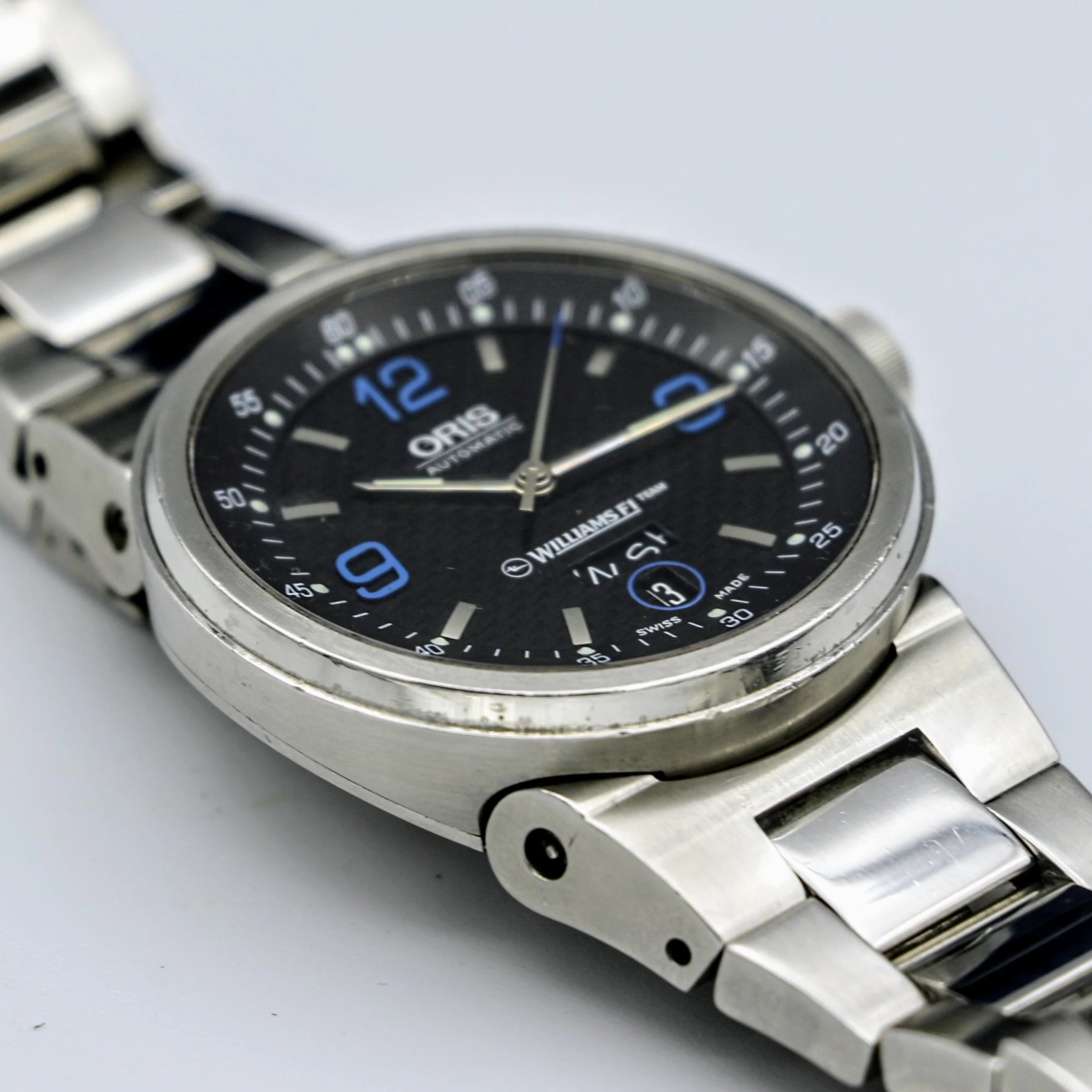 ORIS Williams F1 Team Automatic Day/Date Wristwatch Caliber 635 25 Jewels Watch - Image 7