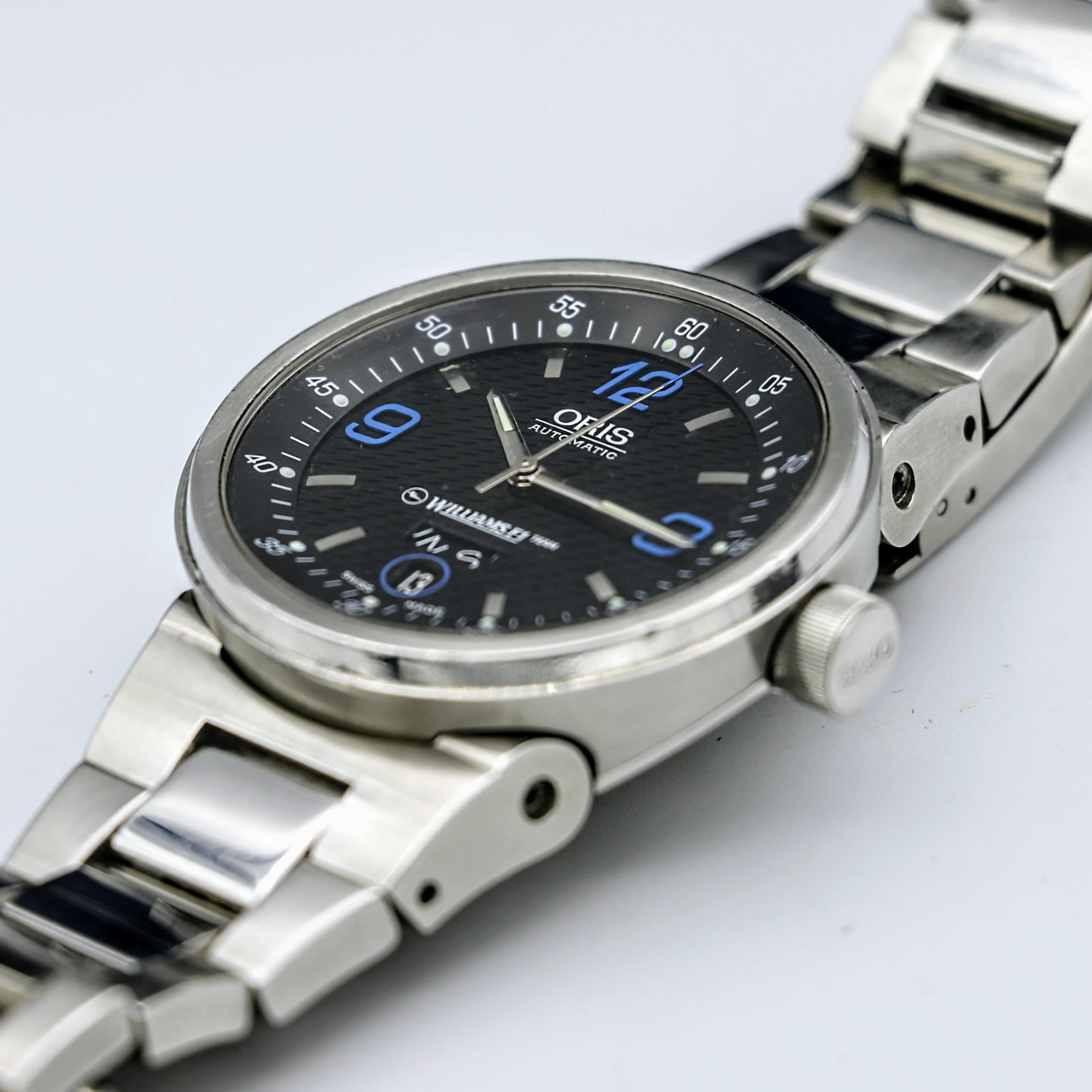 ORIS Williams F1 Team Automatic Day/Date Wristwatch Caliber 635 25 Jewels Watch - Image 8