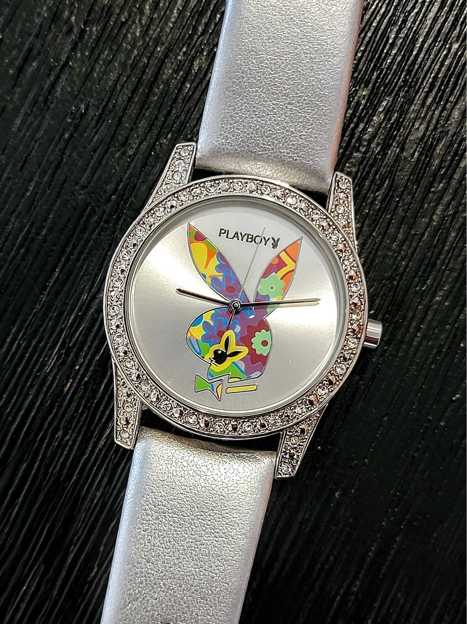 PLAYBOY Quartz Watch Diamond Bezel Wristwatch - Image 11
