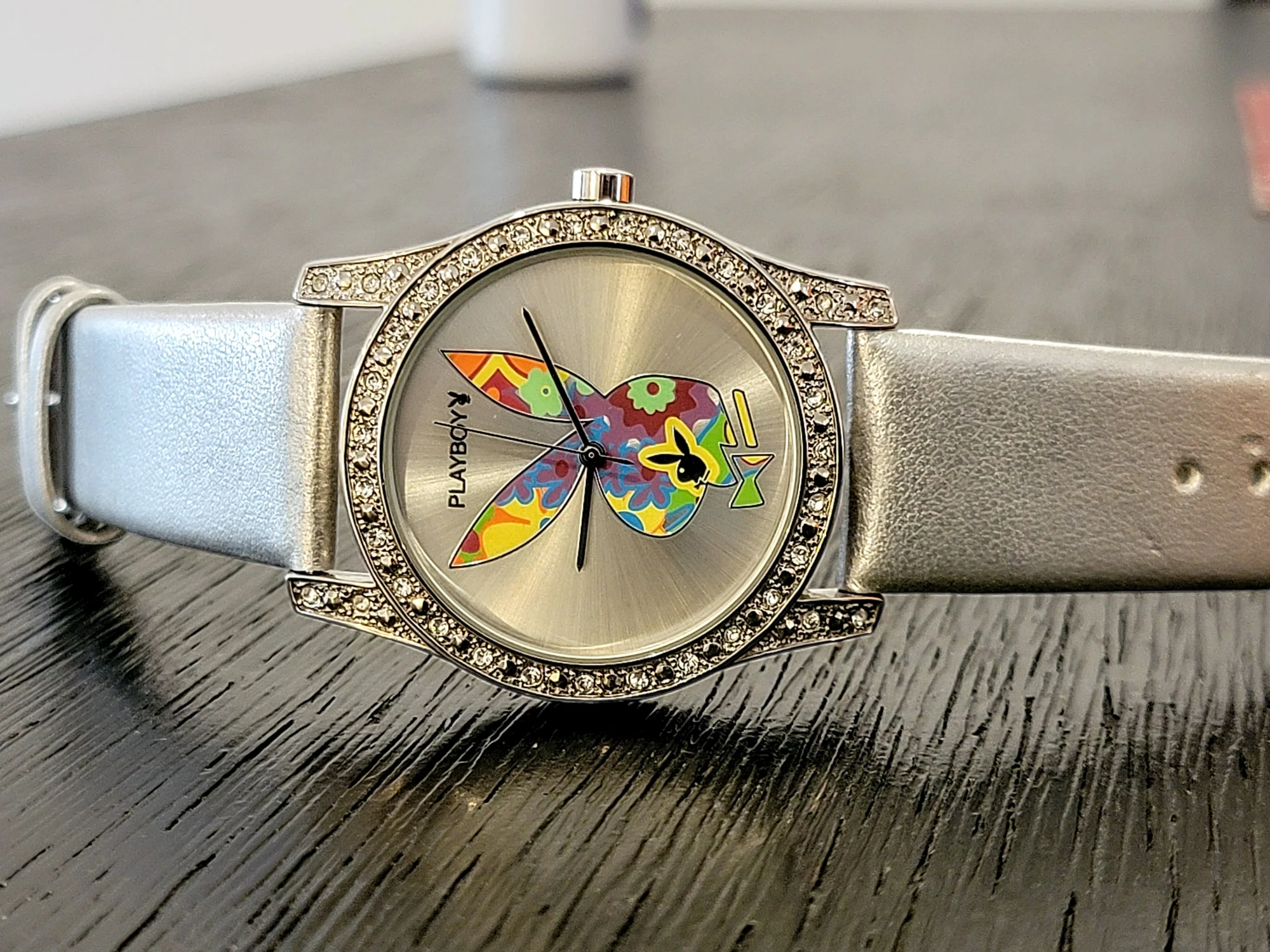 PLAYBOY Quartz Watch Diamond Bezel Wristwatch - Image 12