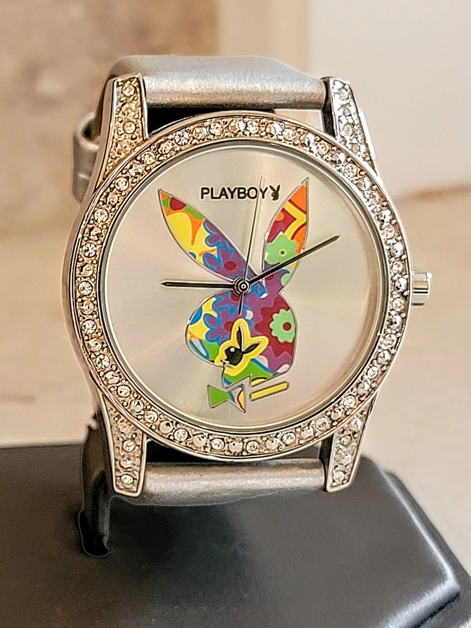 PLAYBOY Quartz Watch Diamond Bezel Wristwatch - Image 5