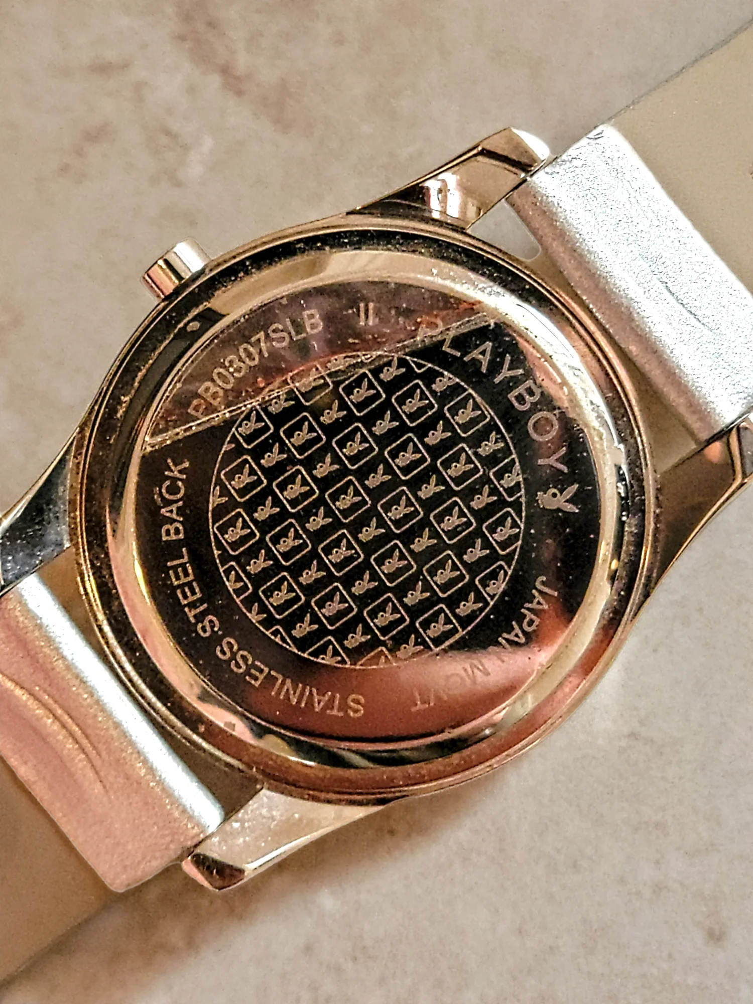 PLAYBOY Quartz Watch Diamond Bezel Wristwatch - Image 7