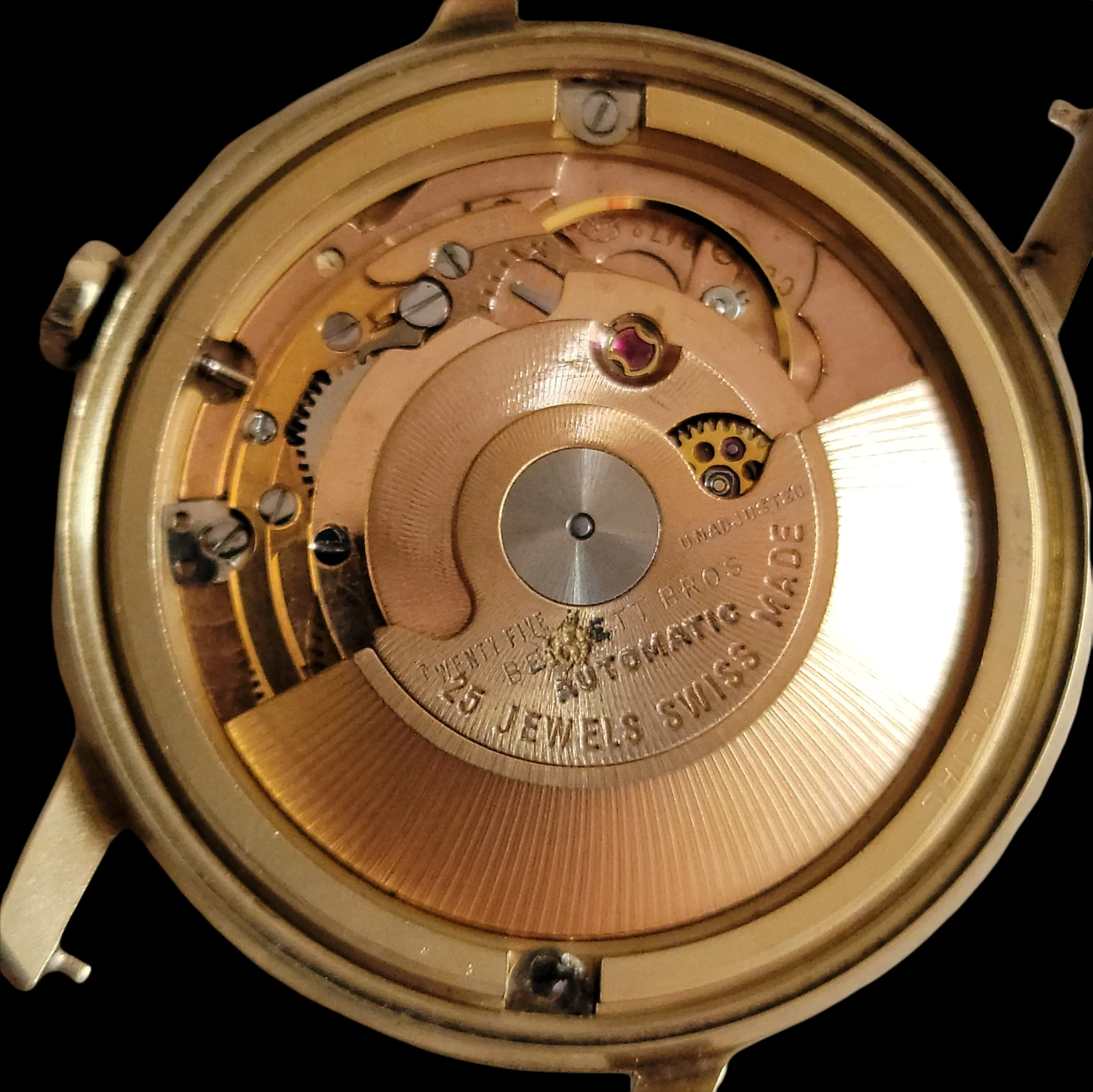 ROCKFORD Self-Winding Calendar Watch 14K GOLD 25J Cal. Bennett Bros. ETA 2472 - Image 16