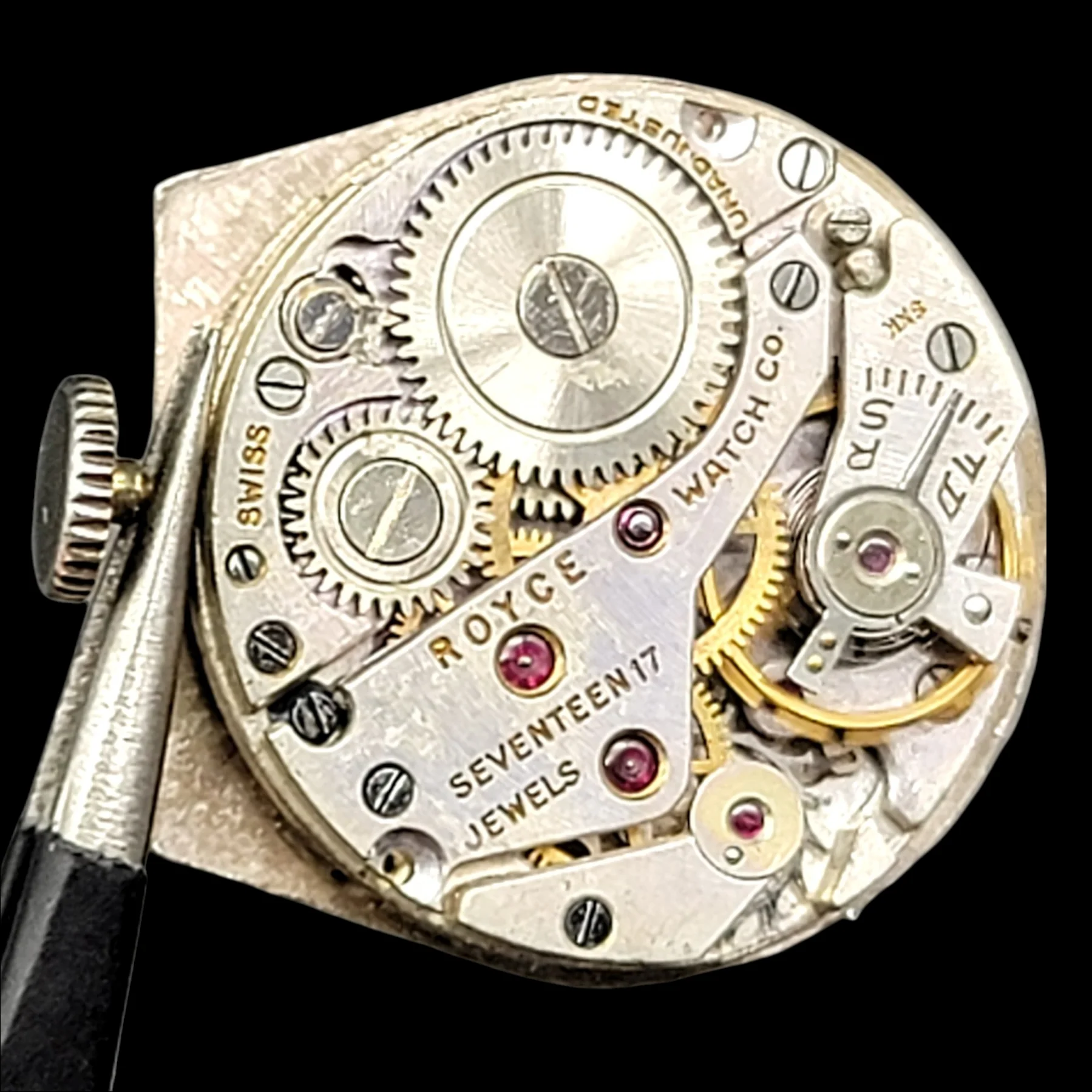 ROYCE Wristwatch "Horseshoe" Shaped Watch 17 Jewels Swiss - Image 14