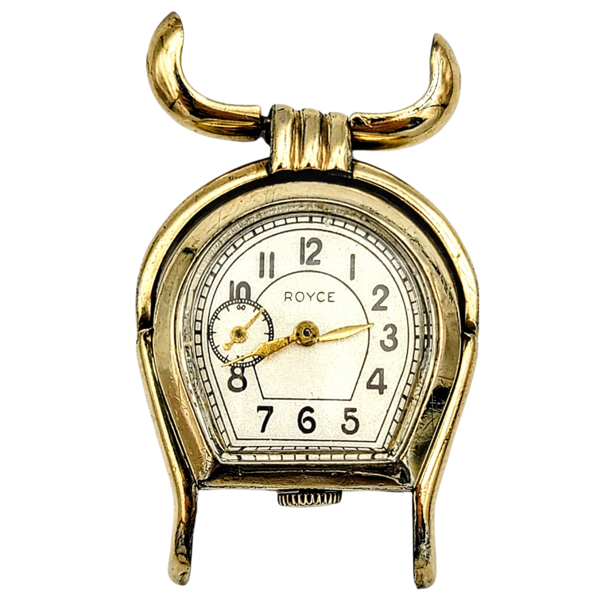 ROYCE Wristwatch "Horseshoe" Shaped Watch 17 Jewels Swiss - Image 16