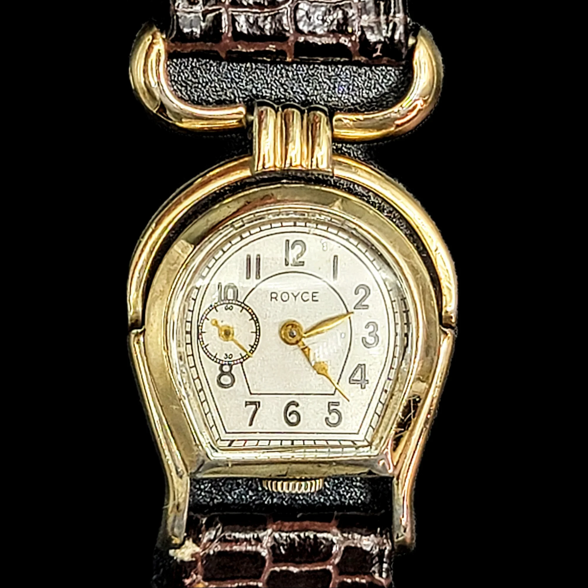 ROYCE Wristwatch "Horseshoe" Shaped Watch 17 Jewels Swiss - Image 3