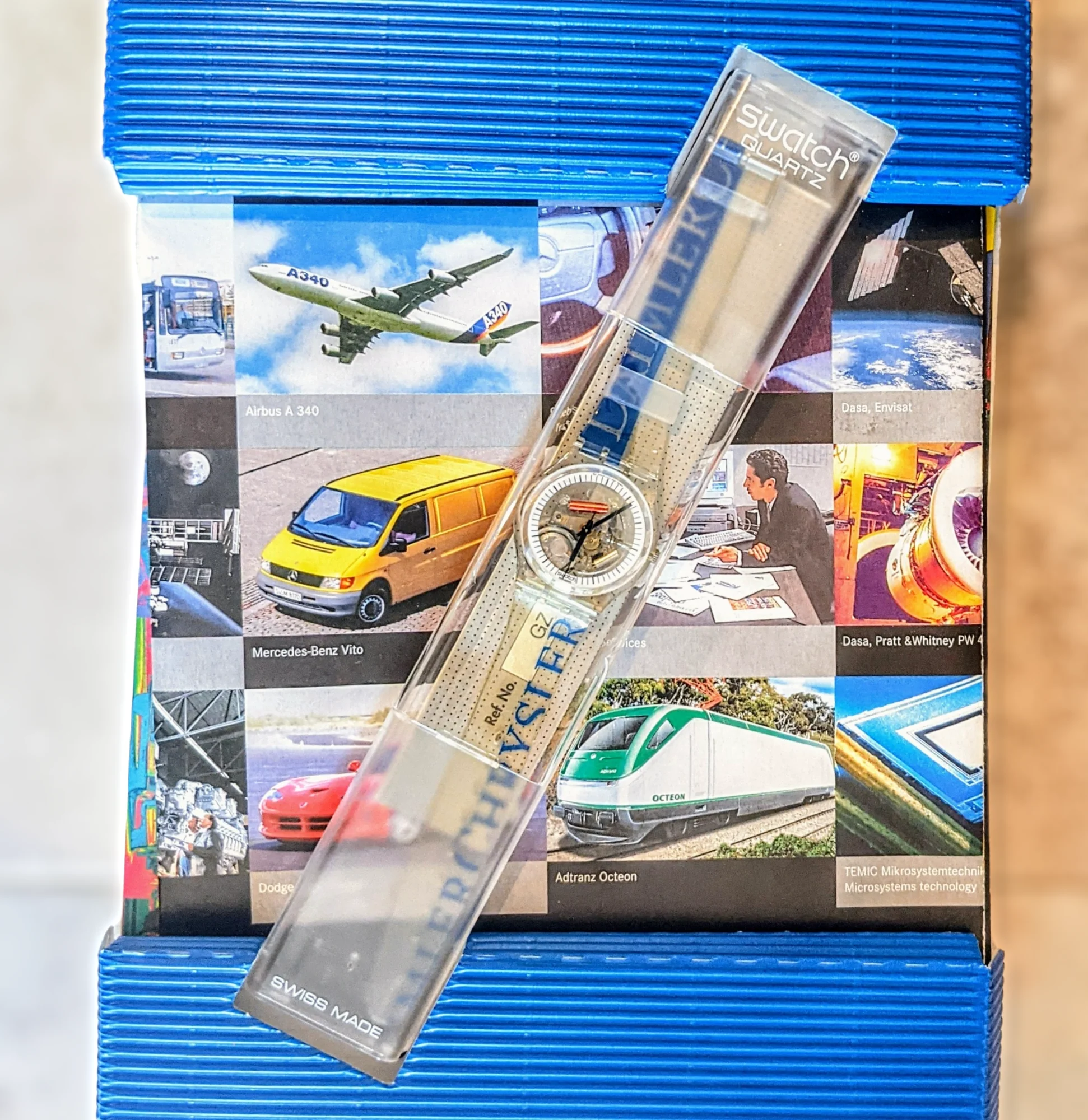 SWATCH Watch Daimler Chrysler Promotional Wristwatch - Box & Papers - Ref. GZ 157 - Image 3