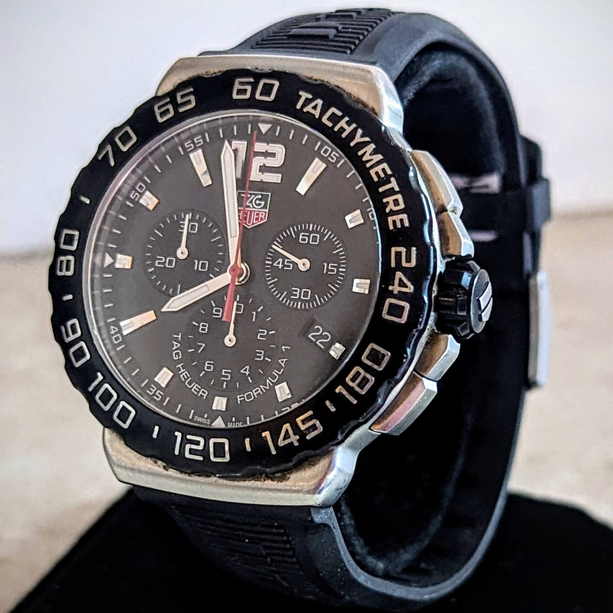 TAG HEUER Formula 1 Chronograph Watch Swiss Quartz Wristwatch - Image 3