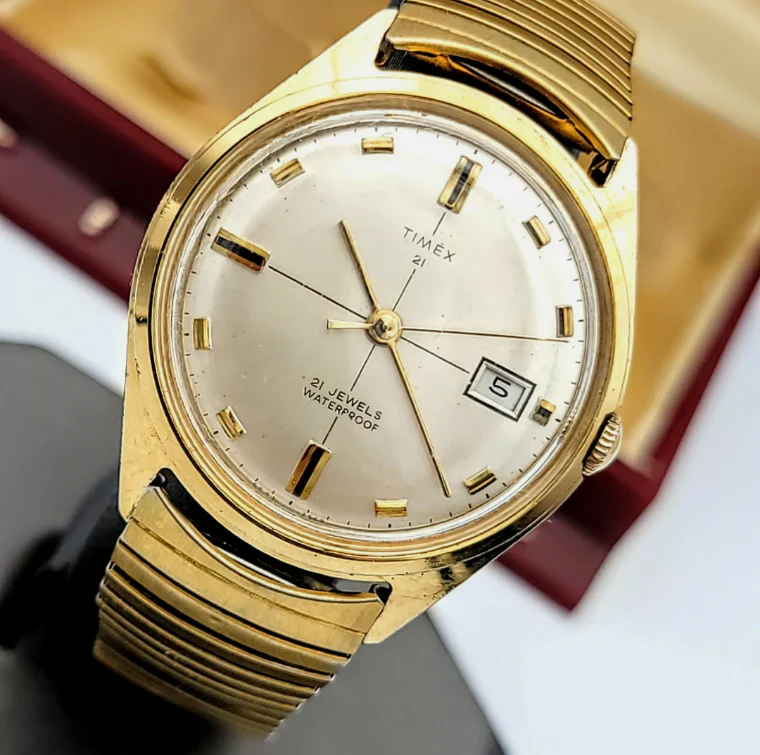 TIMEX 21 Jewels Watch Cal. M75 - Original BOX! - Image 6