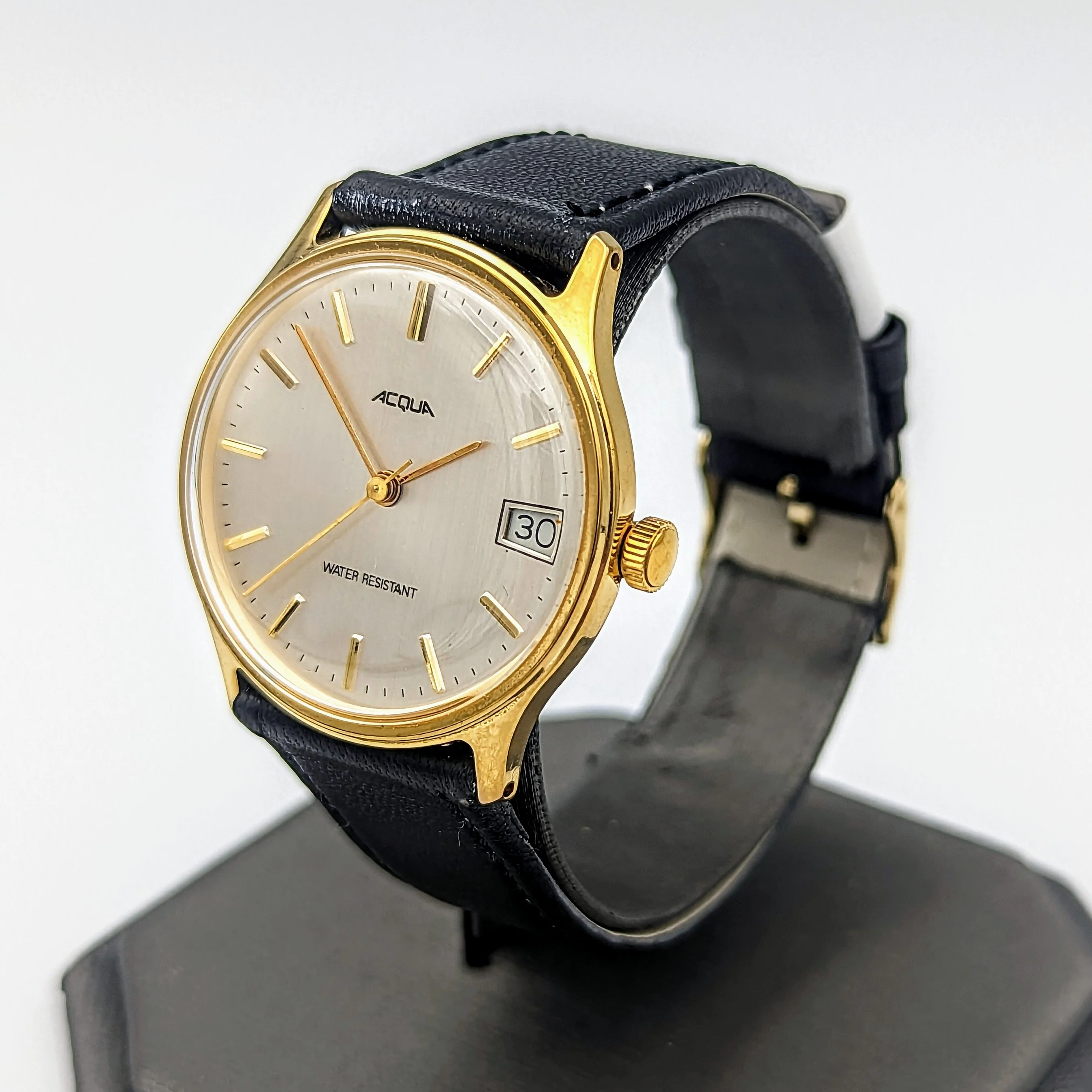 Timex ACQUA Mechanical Watch Date Indicator Vintage Wristwatch - Image 3