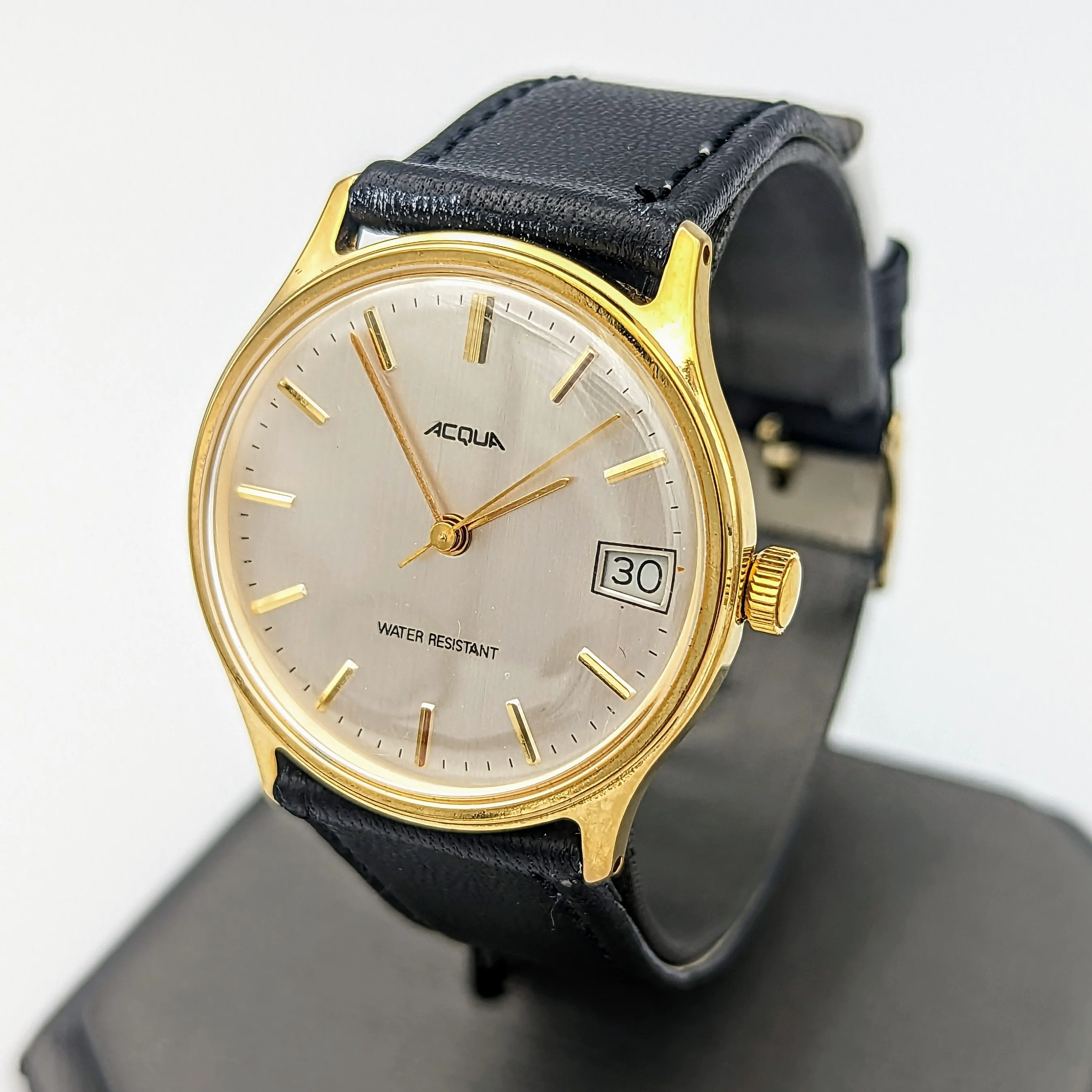 Timex ACQUA Mechanical Watch Date Indicator Vintage Wristwatch - Image 8