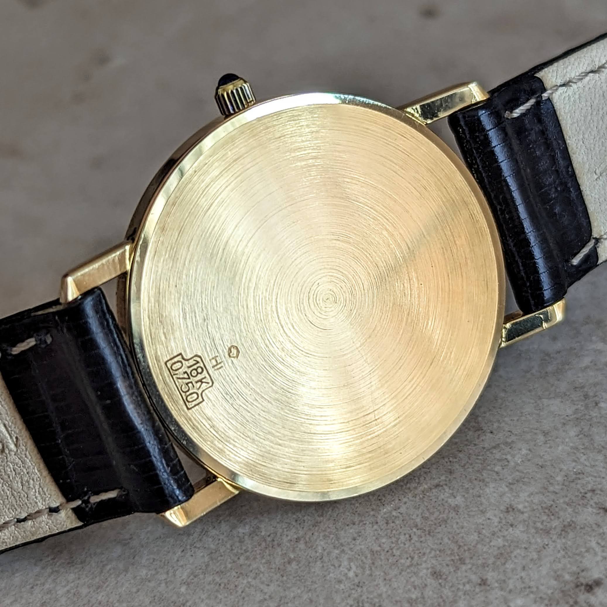 TOURNEAU Wristwatch 18K GOLD Swiss Made Cal. ETA 255.411 6J Quartz Watch 33mm - Image 10