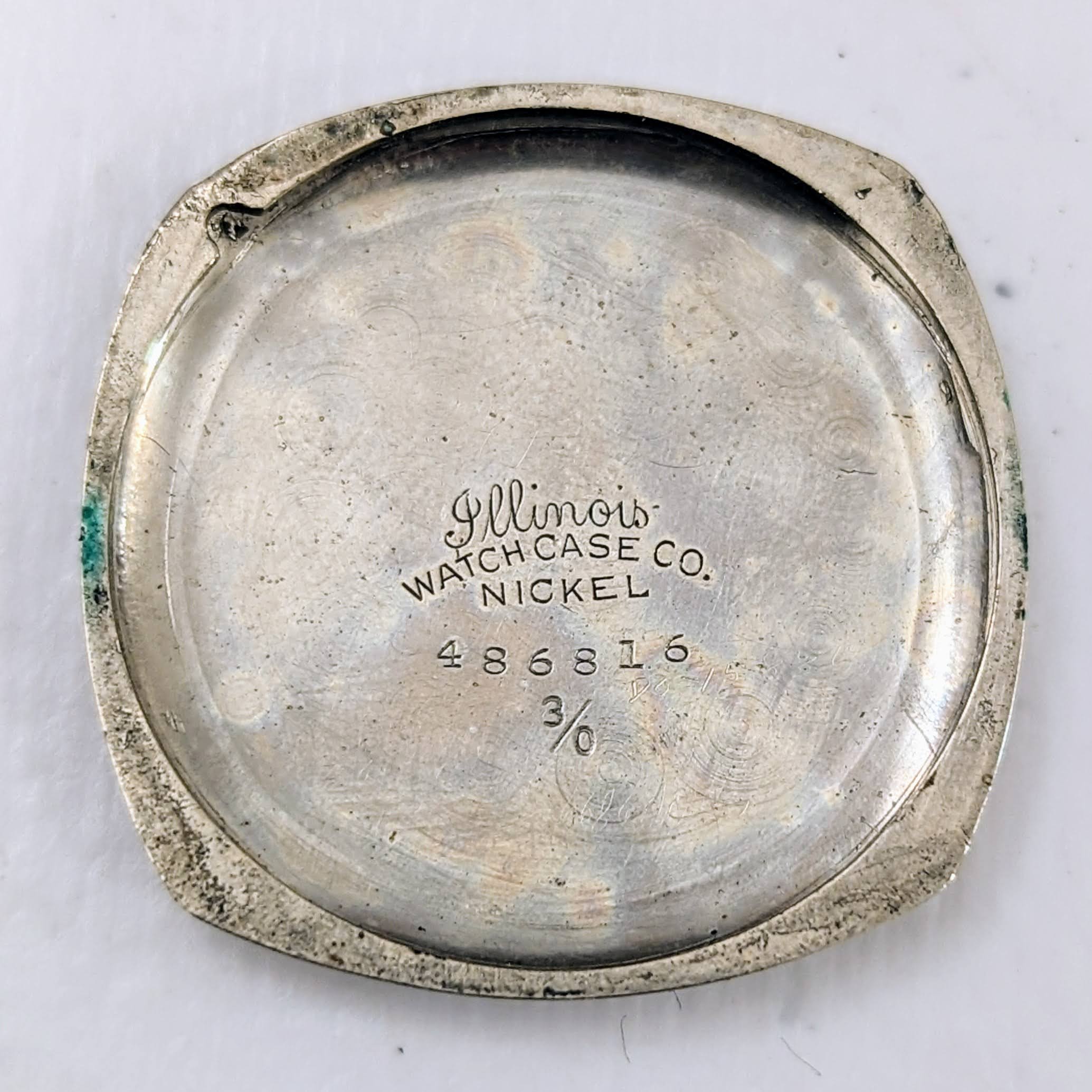 Vintage 1916 ILLINOIS Cushion Case Watch Movement grade 24 Manual Wristwatch - Image 10