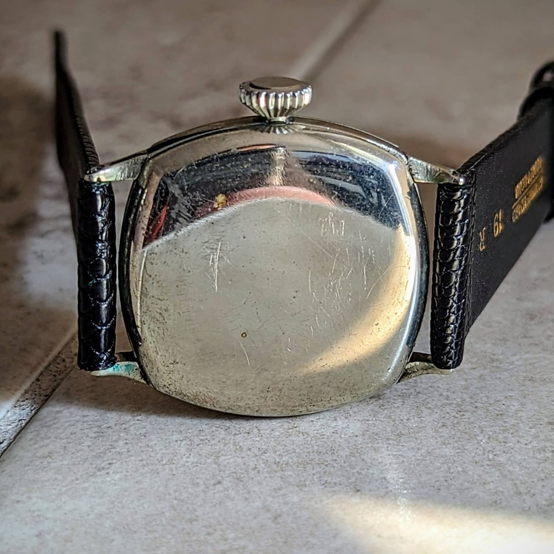 Vintage 1916 ILLINOIS Cushion Case Watch Movement grade 24 Manual Wristwatch - Image 9