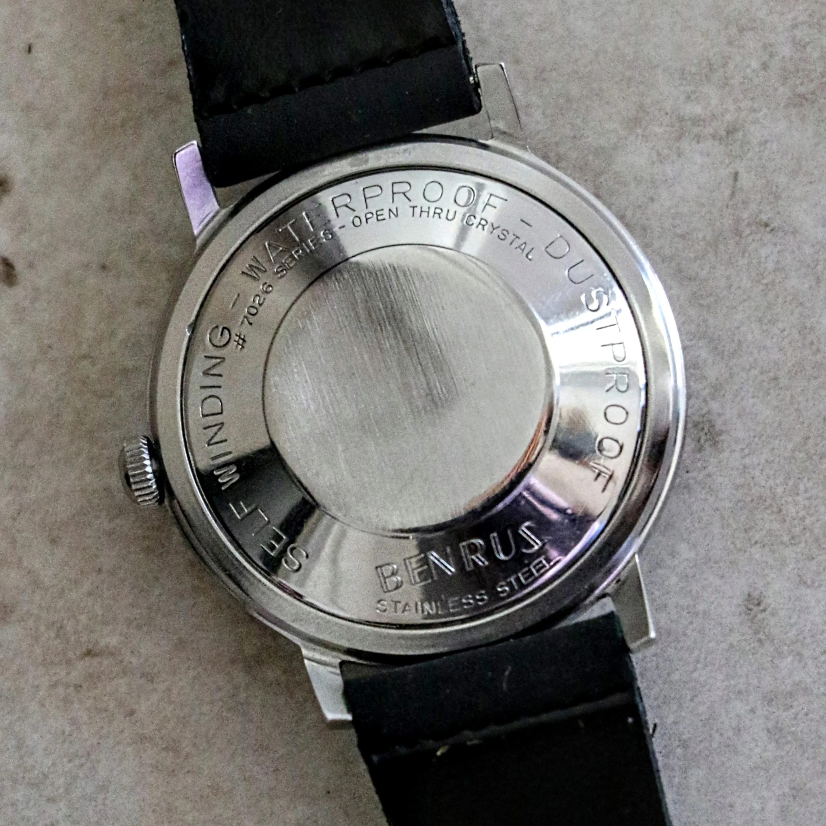 Vintage BENRUS 3 Stars Selfwinding Wristwatch Swiss Made Vintage Watch - Image 12