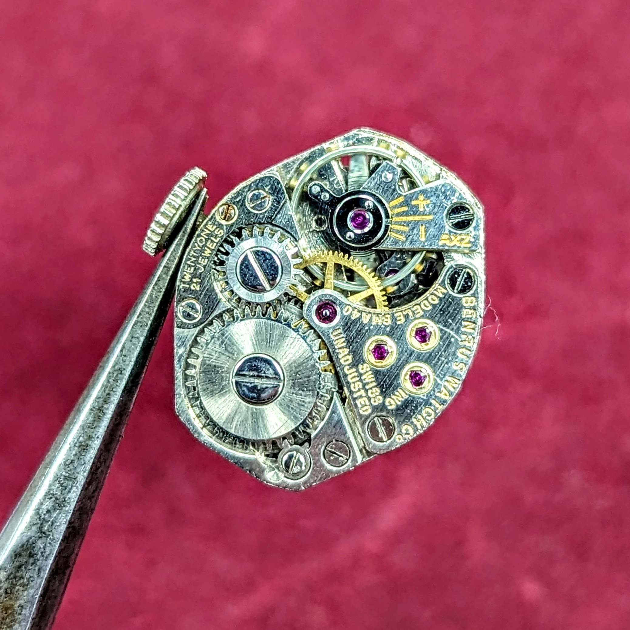 Vintage BENRUS Ladies Watch 21 Jewels Modele BMA40 Swiss Made Wristwatch Fancy Case - Image 12