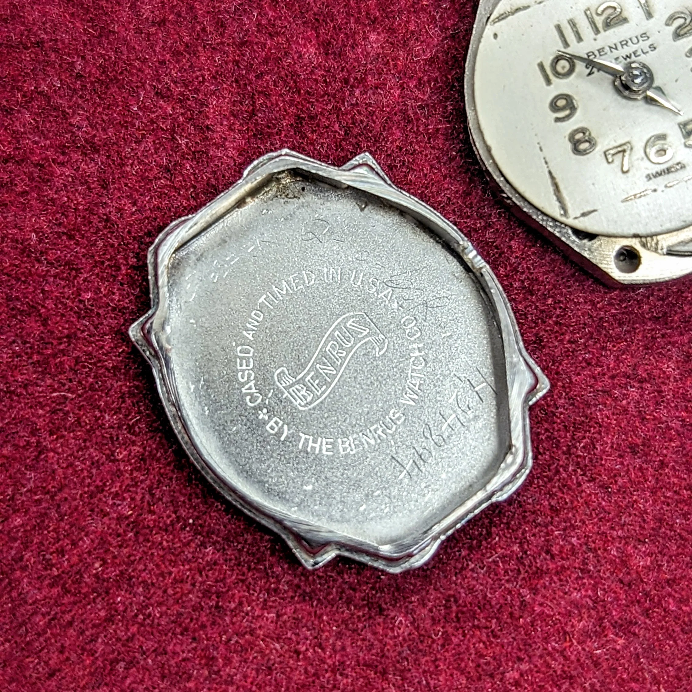 Vintage BENRUS Ladies Watch 21 Jewels Modele BMA40 Swiss Made Wristwatch Fancy Case - Image 13