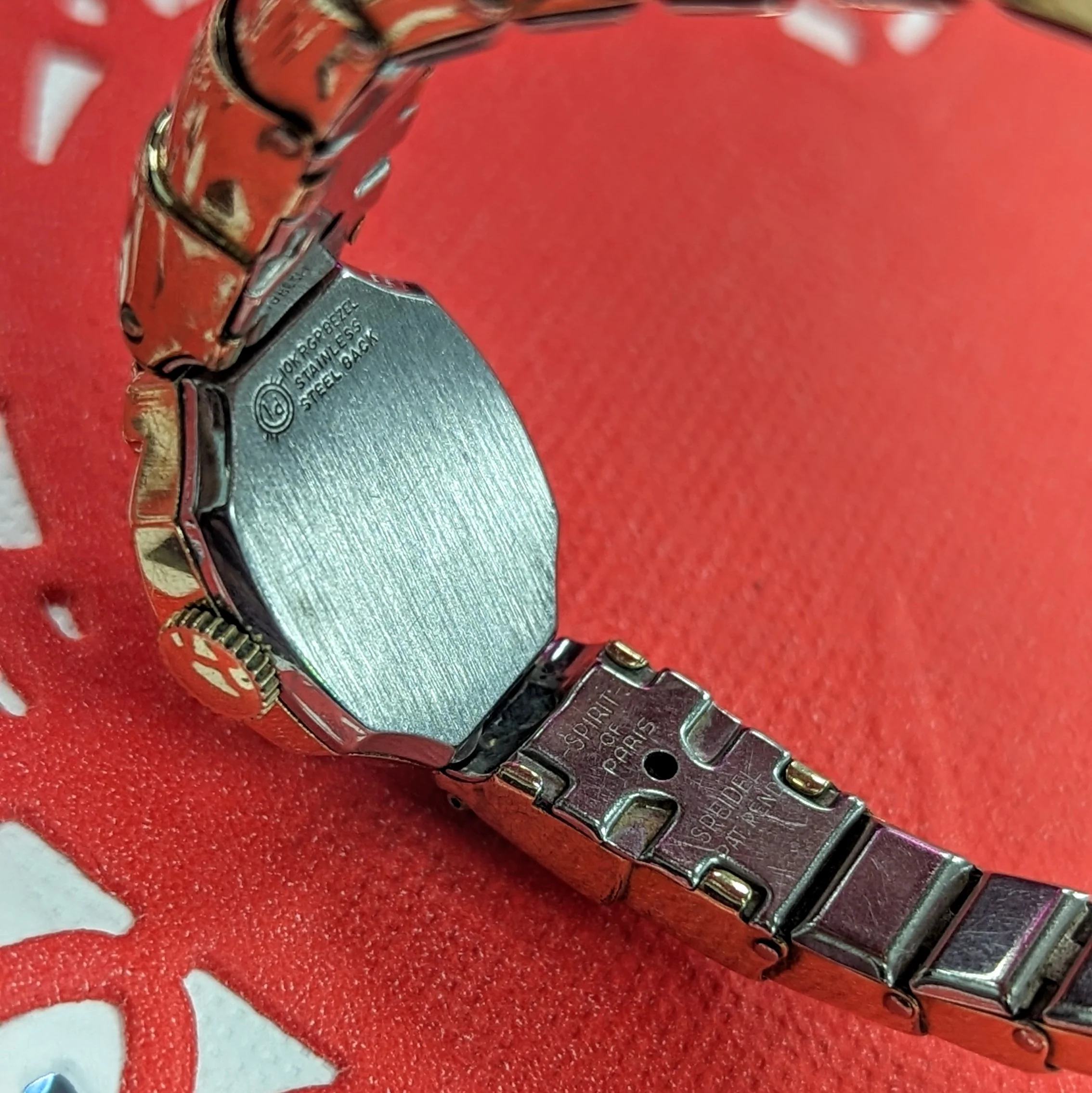 1971 BULOVA Ladies Watch 17 Jewels Cal. 6CL Swiss - SPEIDEL Spirit of Paris Bracelet - Image 13