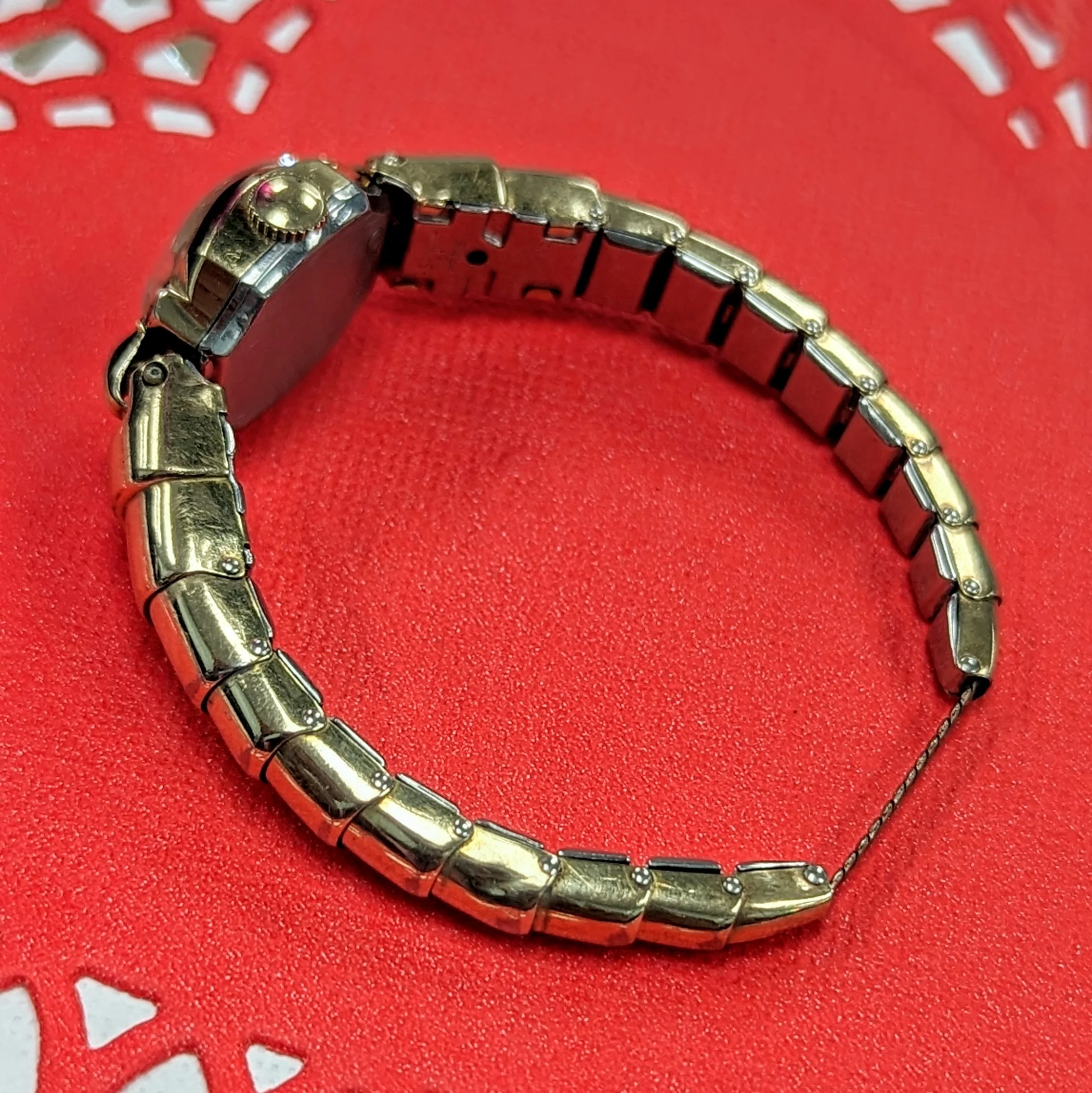 1971 BULOVA Ladies Watch 17 Jewels Cal. 6CL Swiss - SPEIDEL Spirit of Paris Bracelet - Image 16