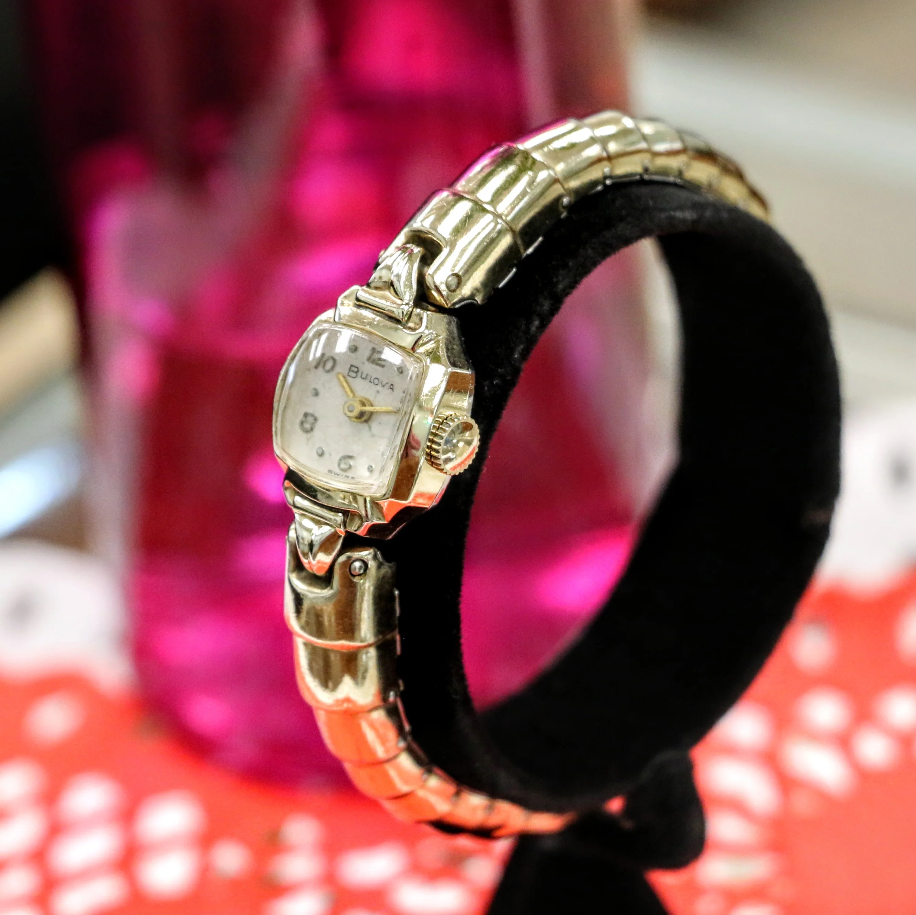 1971 BULOVA Ladies Watch 17 Jewels Cal. 6CL Swiss - SPEIDEL Spirit of Paris Bracelet - Image 3