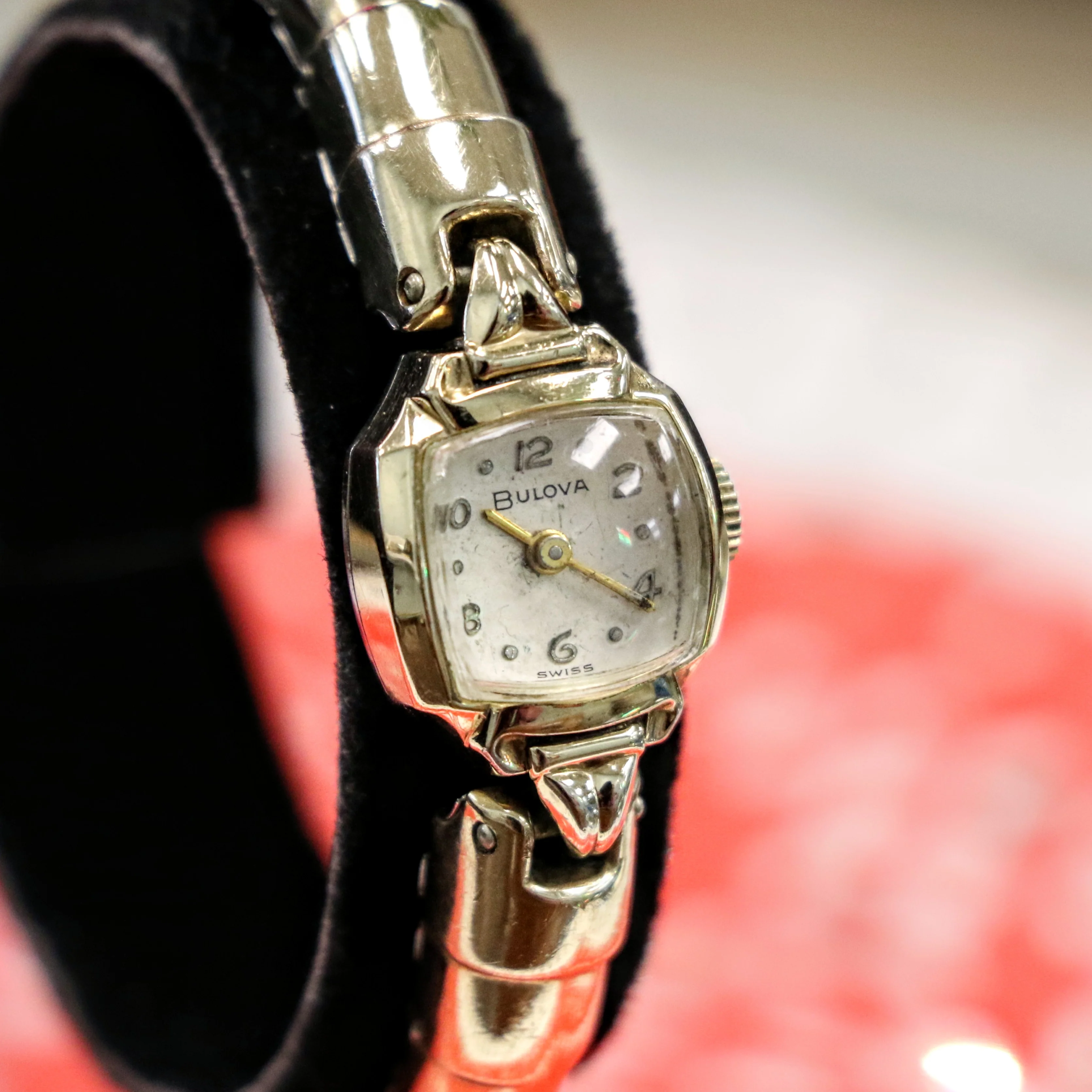 1971 BULOVA Ladies Watch 17 Jewels Cal. 6CL Swiss - SPEIDEL Spirit of Paris Bracelet - Image 5